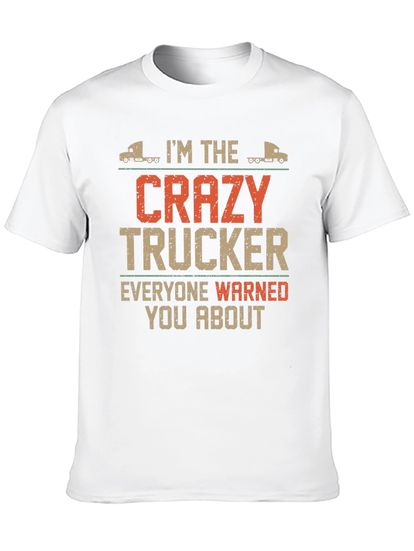 Black Crazy Trucker Graphic Tee - Black Cotton Blend view 10