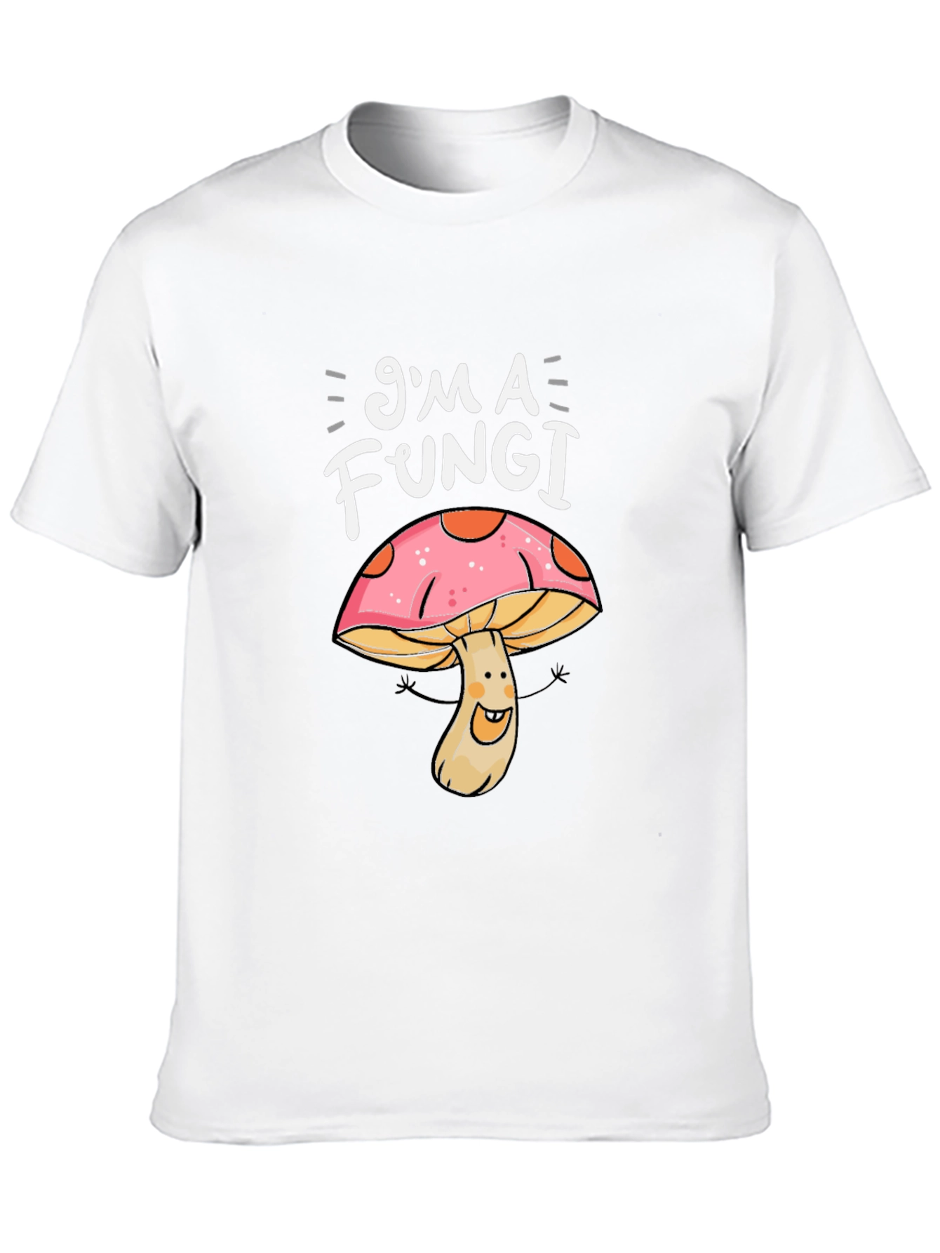 Black I'm A Fungi T-Shirt - Mushroom Pun Tee view 10