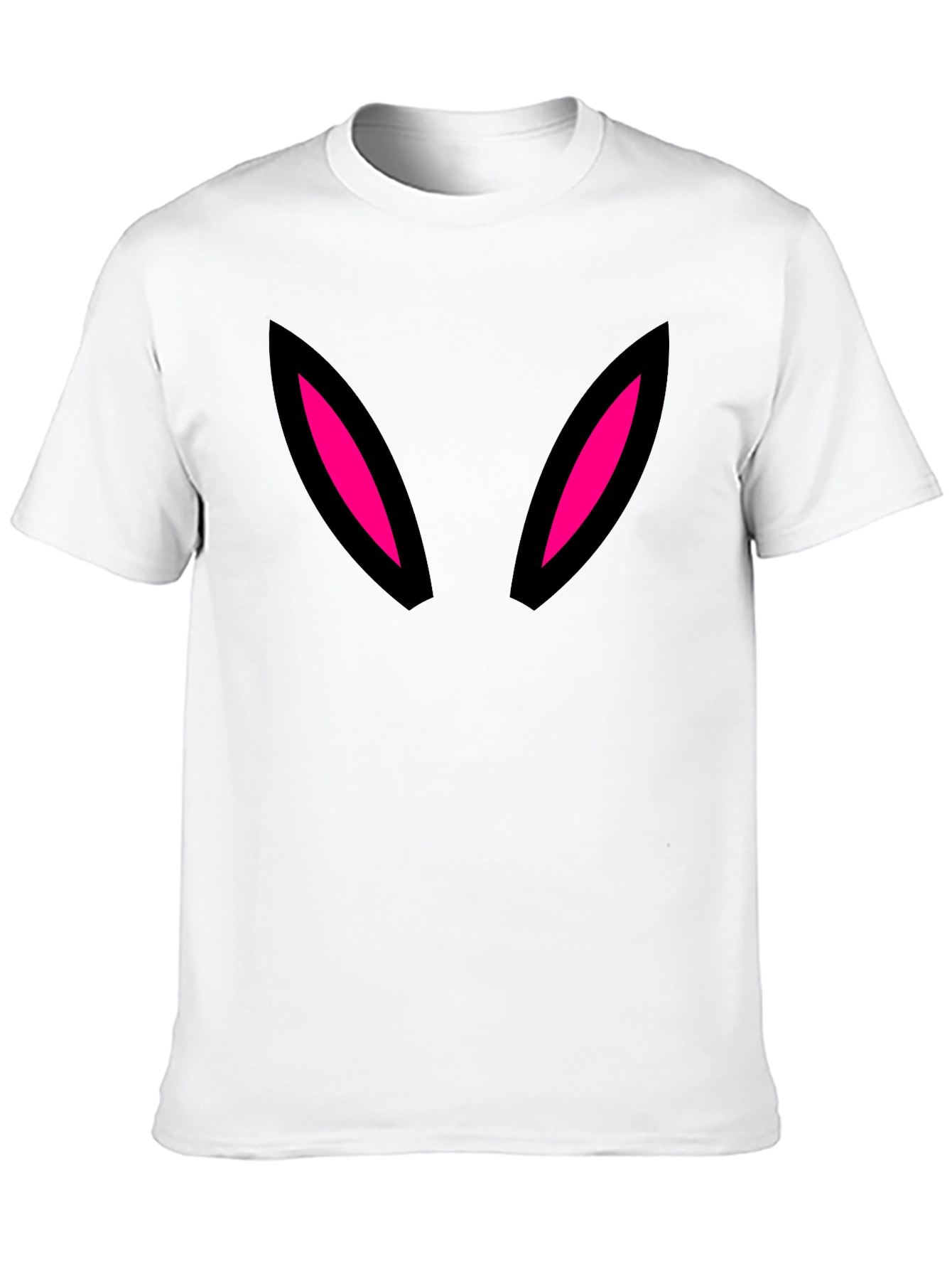Black Bunny Ears Graphic Black T-Shirt view 10