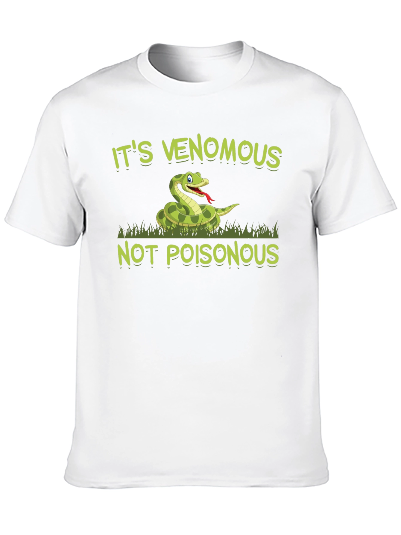 Black Venomous Snake T-Shirt - Funny Reptile Graphic Tee view 10