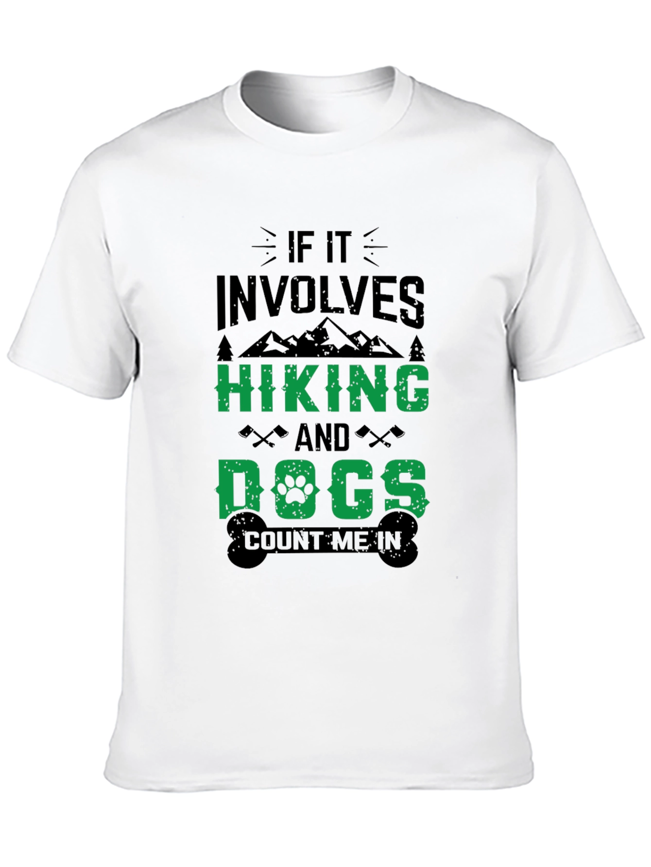 Black Hiking Dogs T-Shirt - Adventure Ready view 10