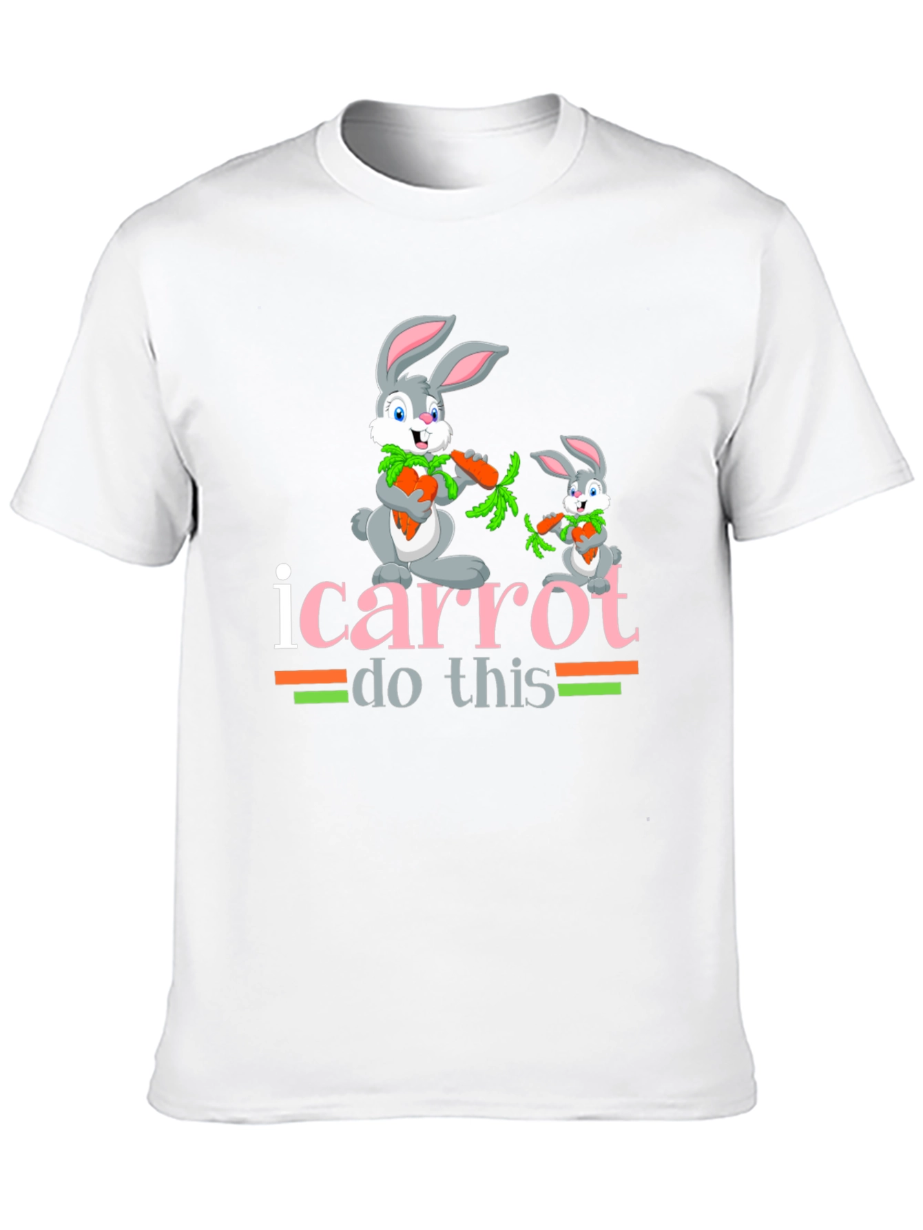 Black I Carrot Do This T-Shirt Bunny Tee view 10