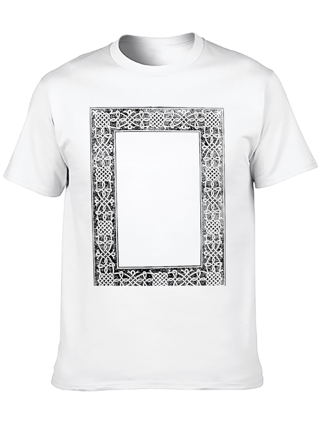 Black Celtic Knot Framed Graphic T-Shirt view 10