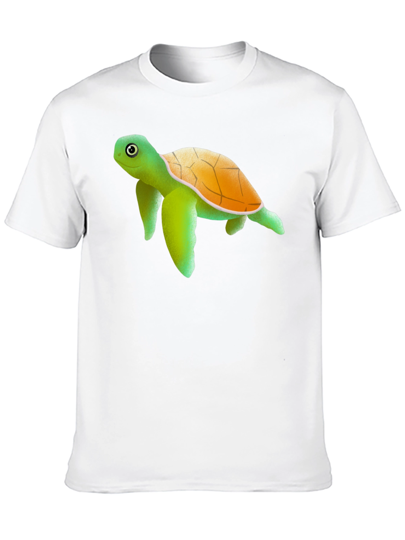 Black Turtle Graphic Tee - Cute Animal Print Shirt view 10