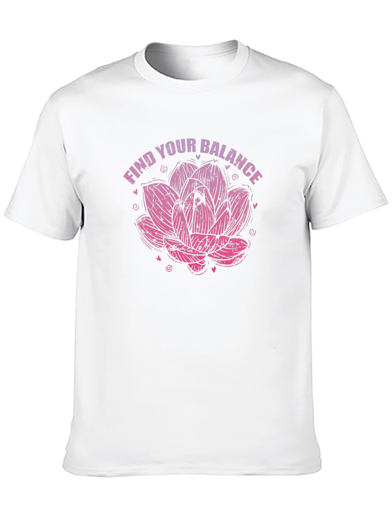 Black Find Your Balance Lotus T-Shirt view 10