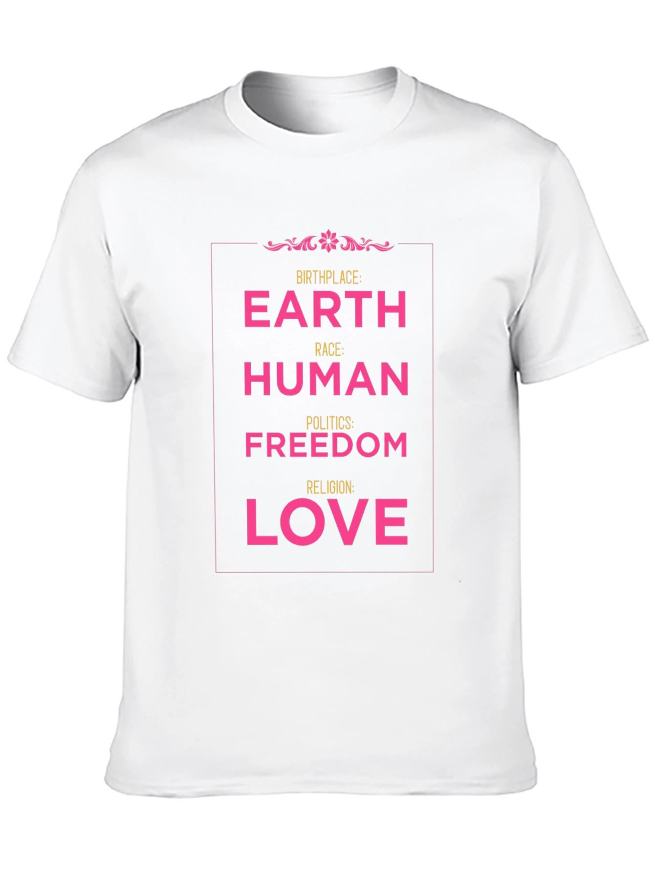 Black Earth, Human, Freedom, Love Graphic T-Shirt view 10