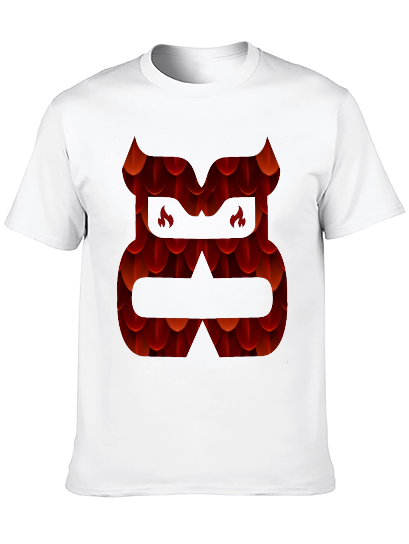 Black Scaled Dragon Graphic Tee view 10