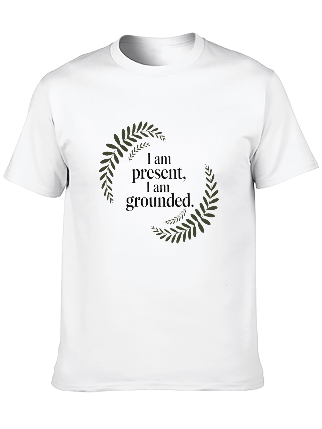 Black Present & Grounded Graphic Tee view 10