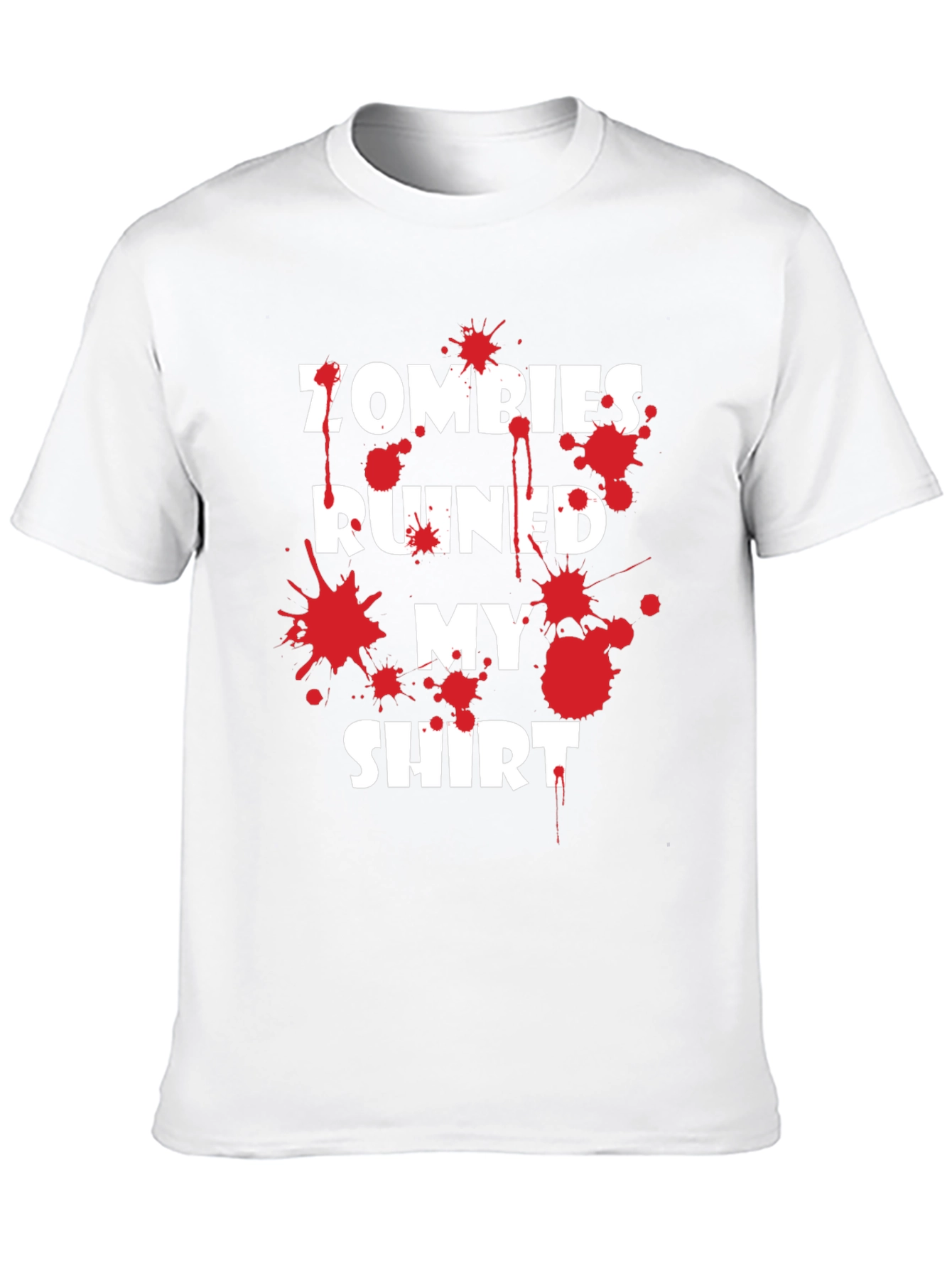 Black Zombies Ruined My Shirt Graphic Tee view 10