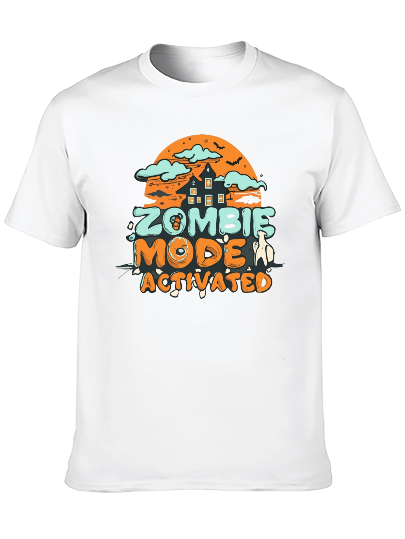 Black Zombie Mode Activated T-Shirt view 10