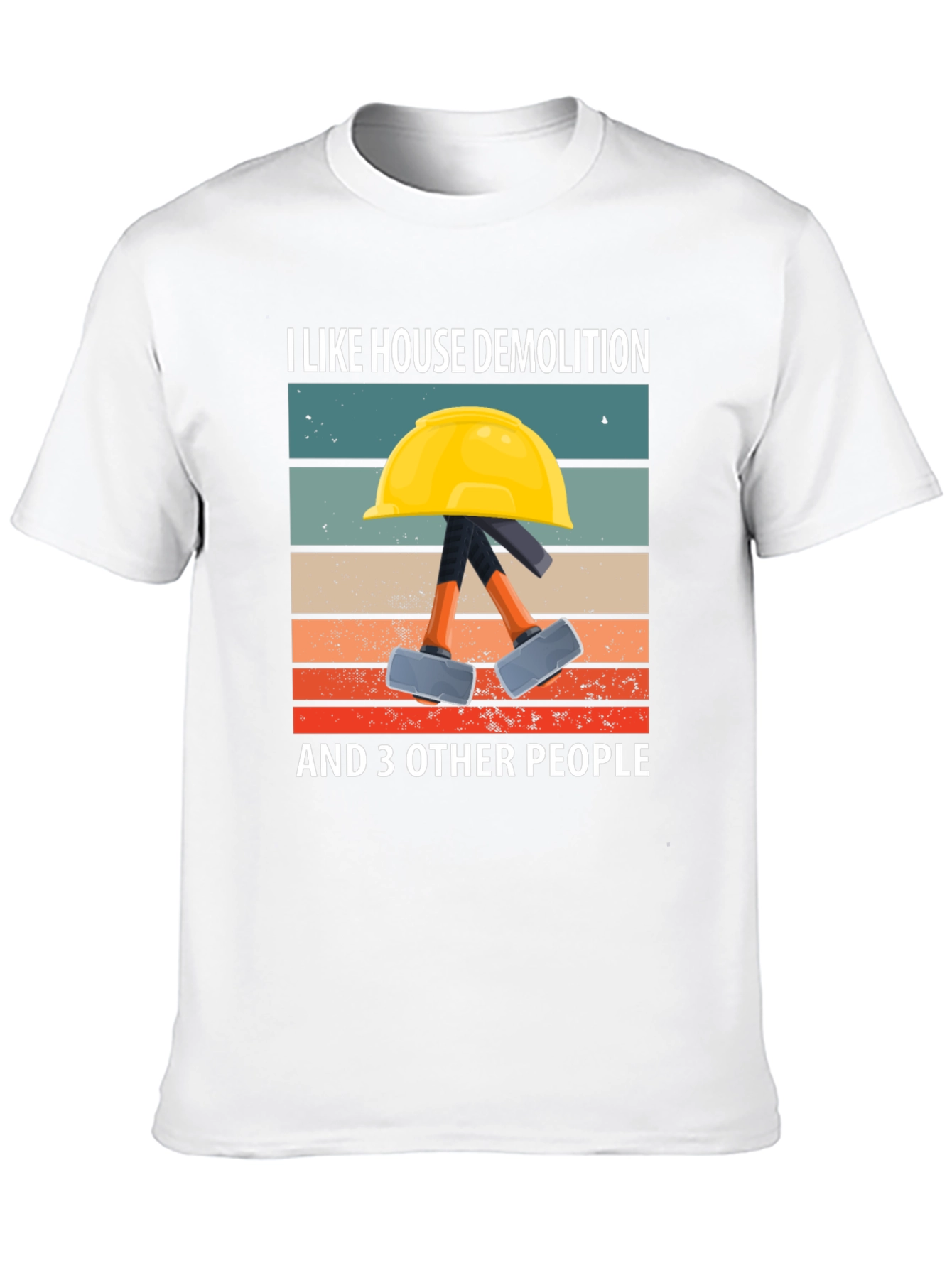 Black House Demolition T-Shirt - Funny Demolition Crew Tee view 10