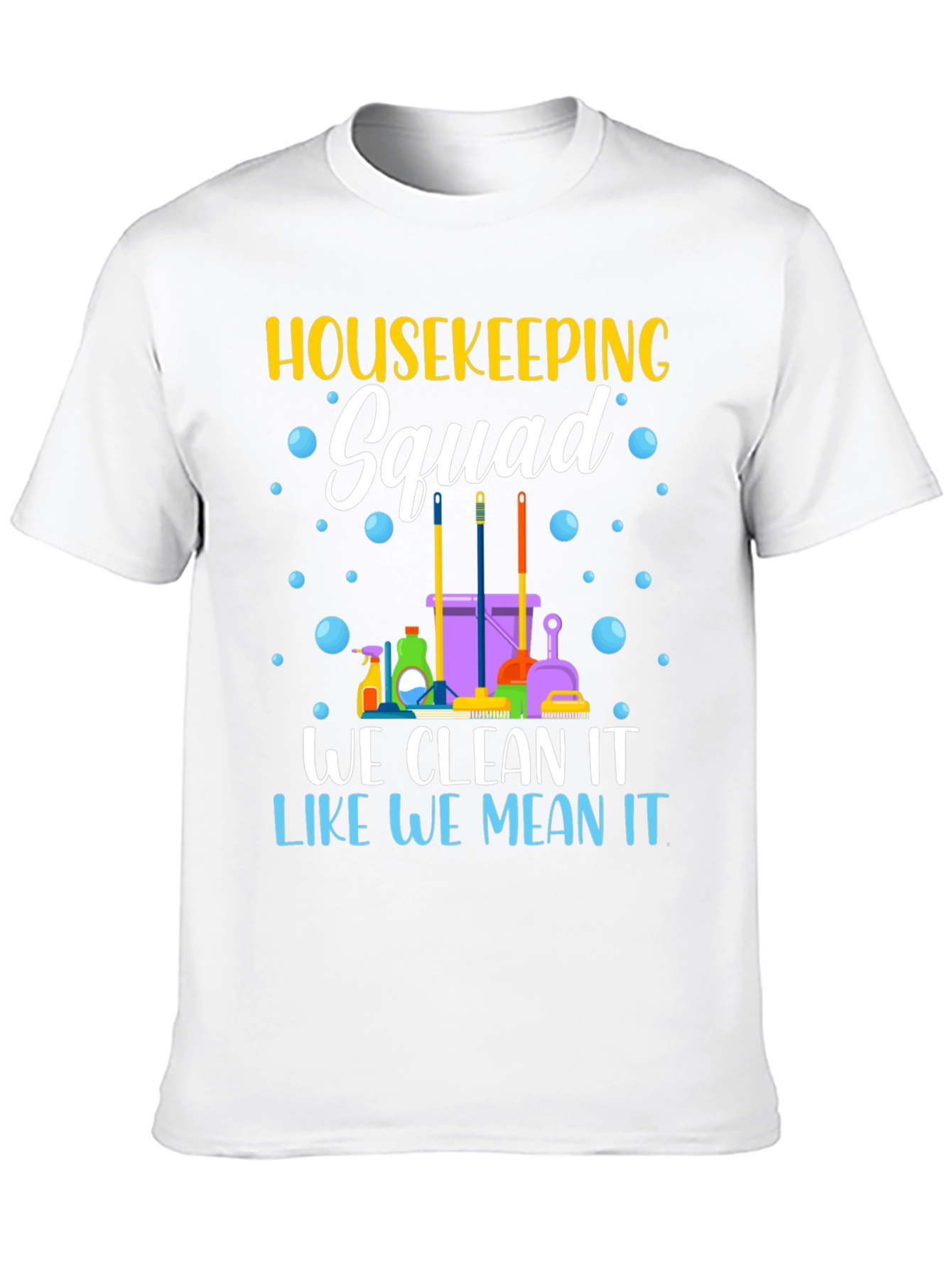 Black Housekeeping Squad Graphic T-Shirt view 10
