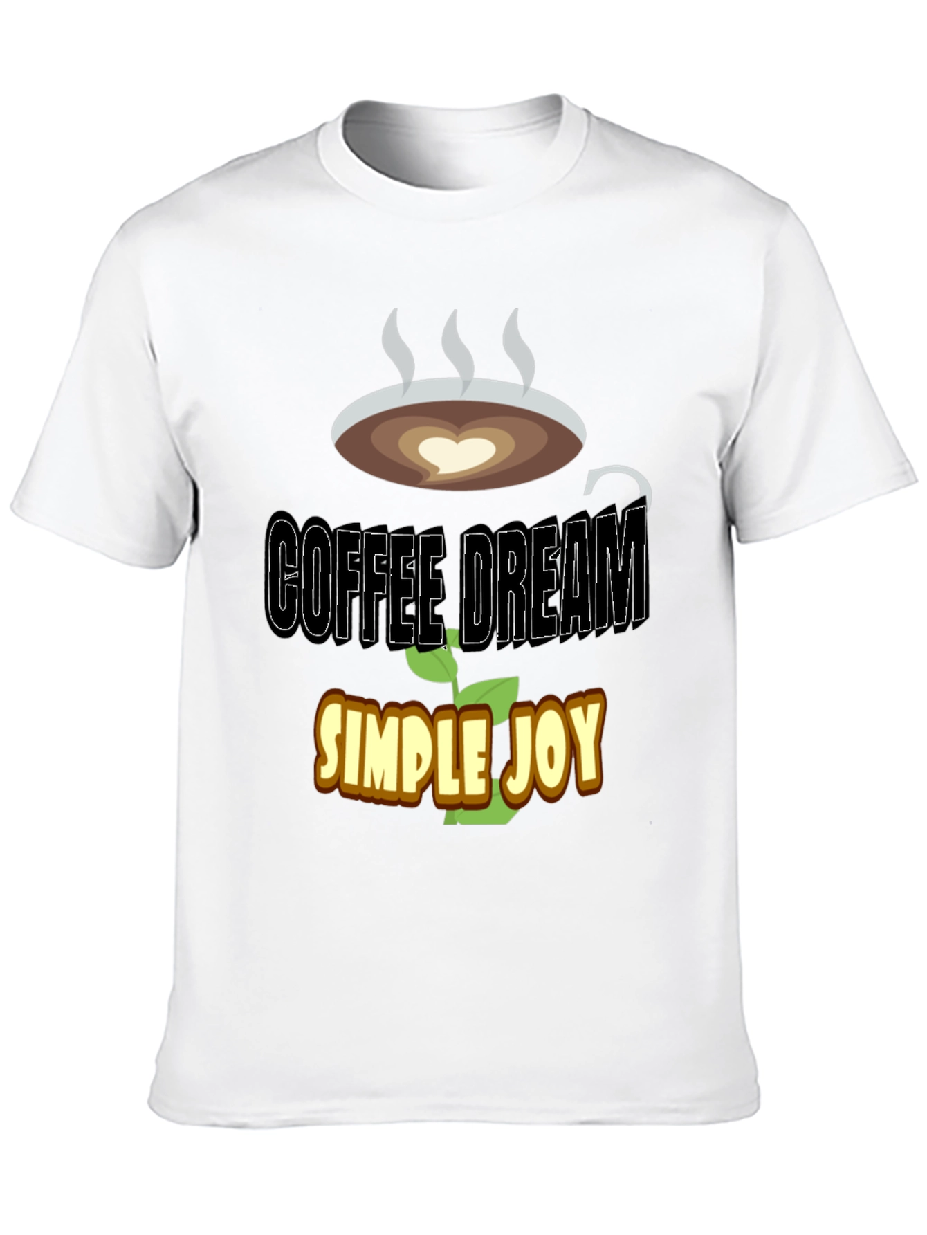 Black Coffee Dream T-Shirt - Simple Joy Graphic Tee view 10