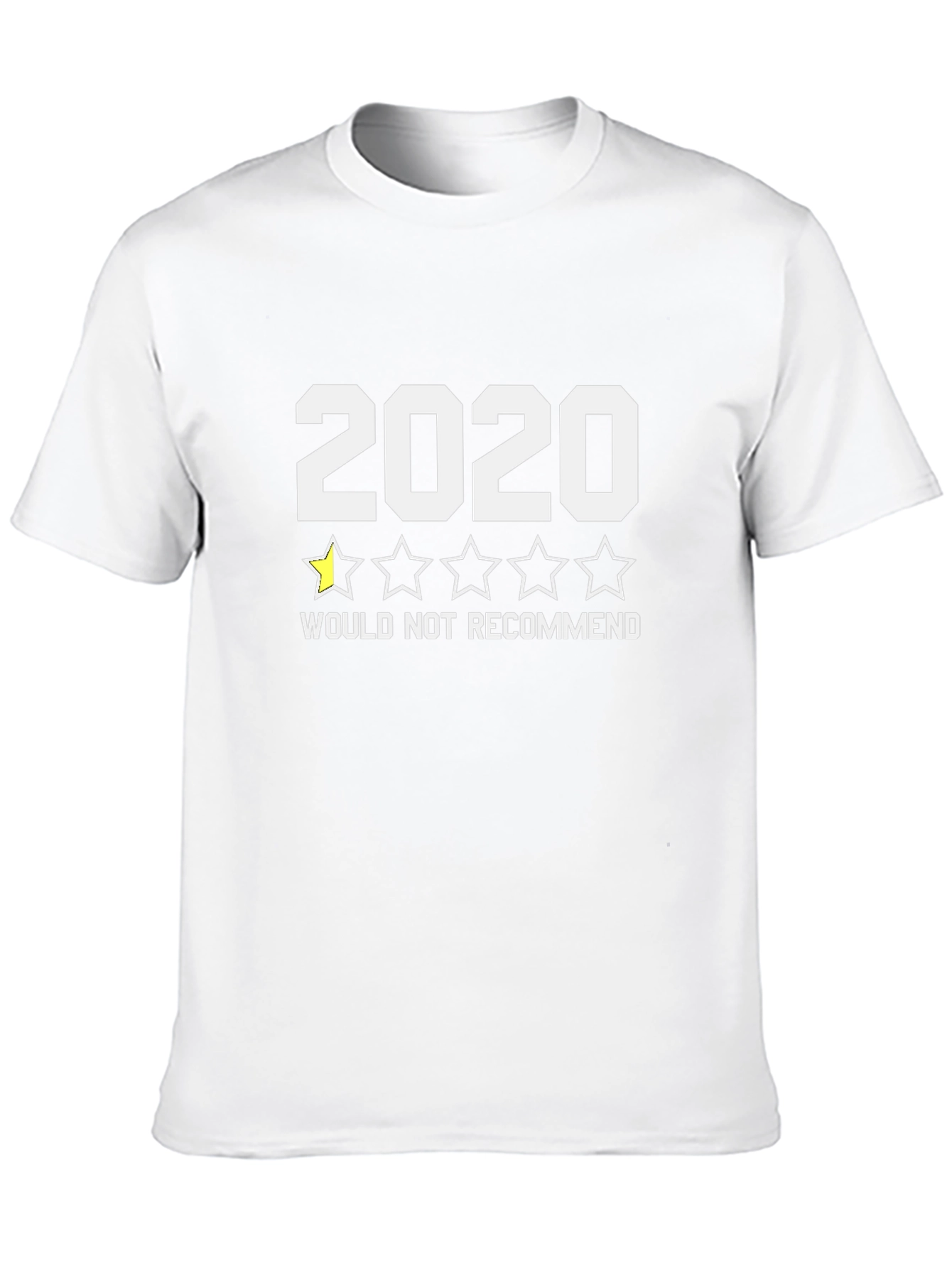 Black 2020 One Star Review T-Shirt - Funny Sarcastic Tee view 10