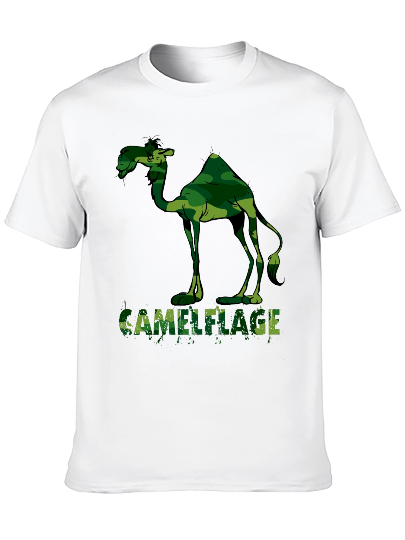 Black Camel Camouflage Graphic T-Shirt - Unique Design view 10