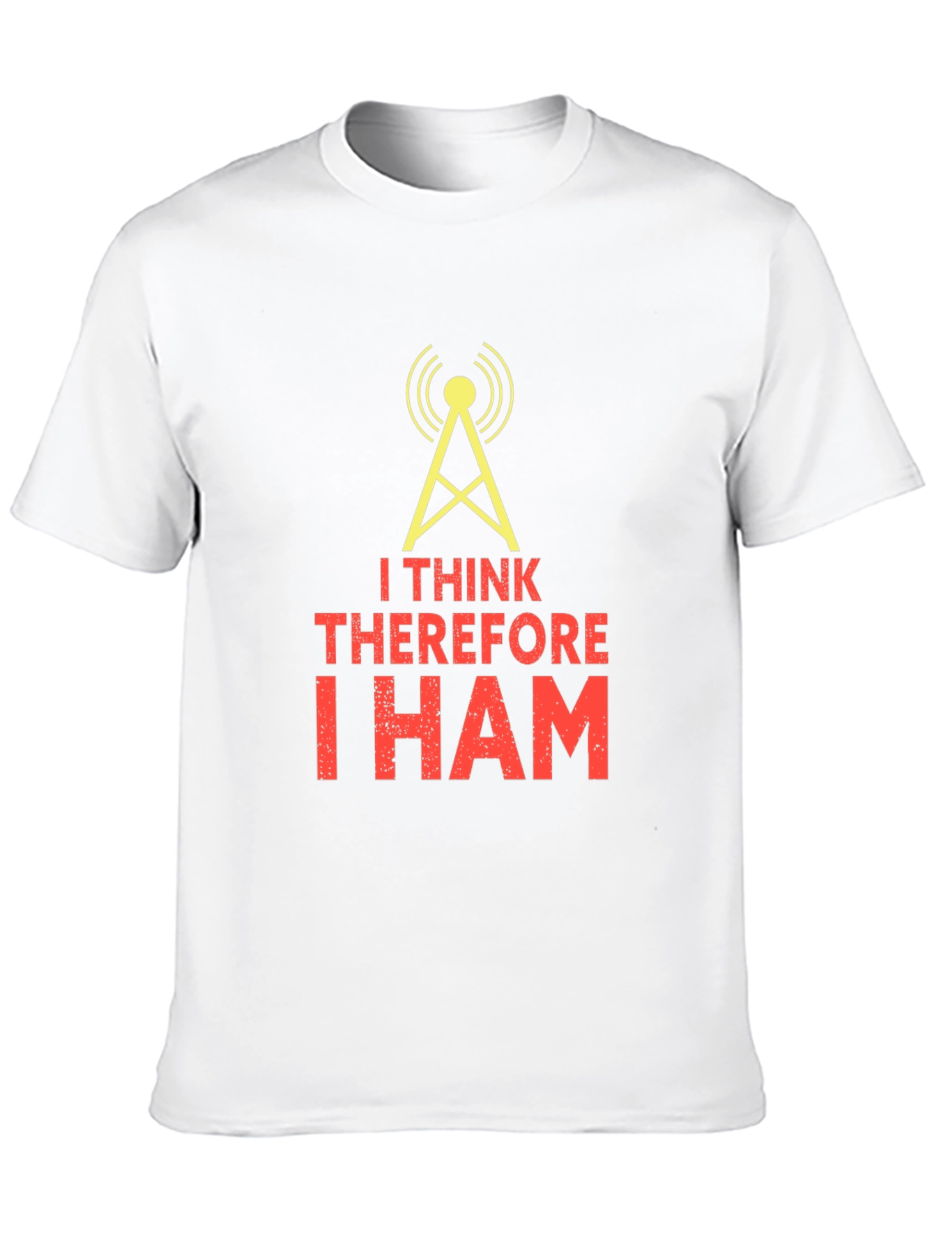 Black I Think Therefore I Ham Black T-Shirt view 10