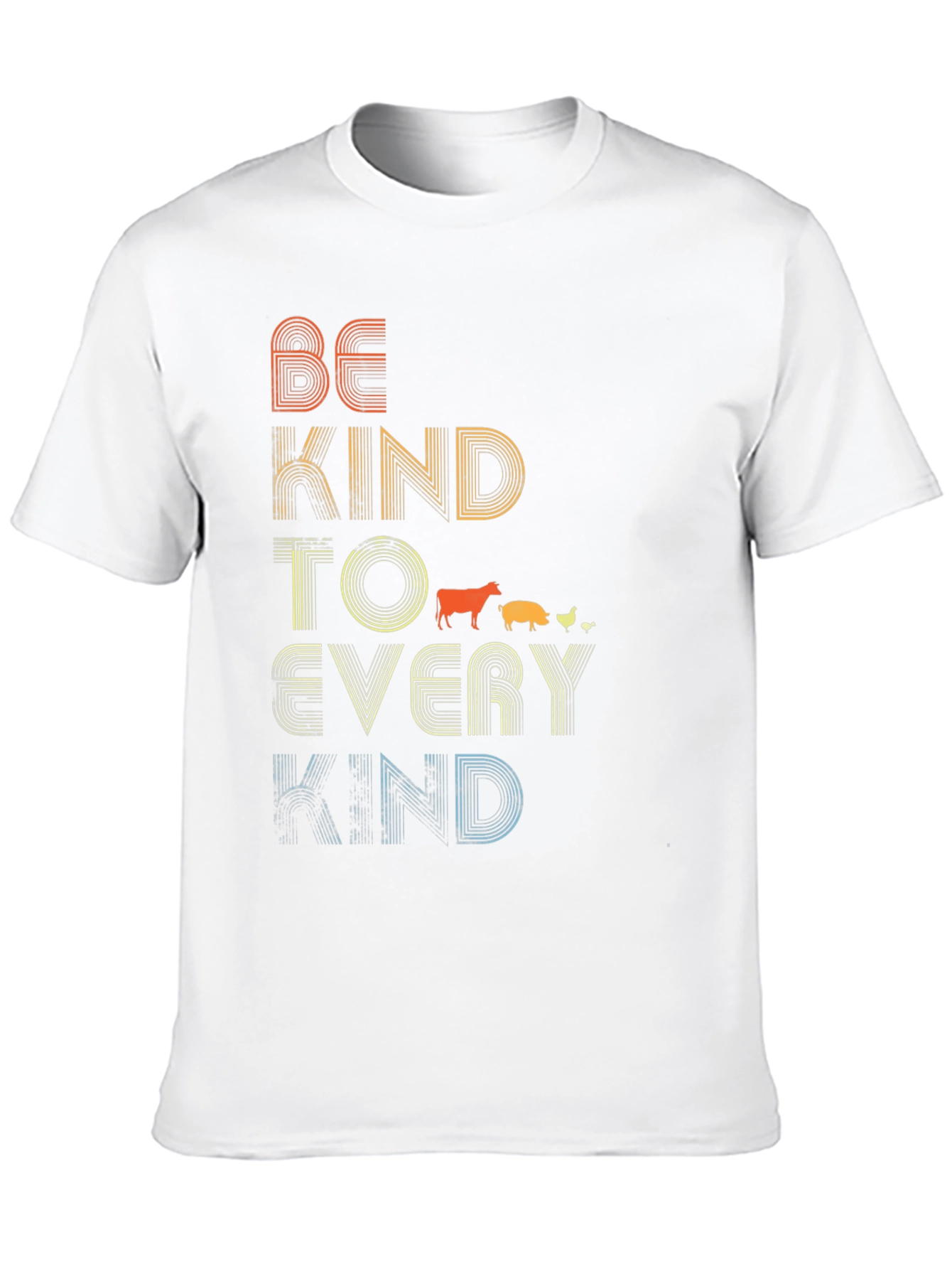 Black Be Kind to Every Kind Graphic T-Shirt view 10