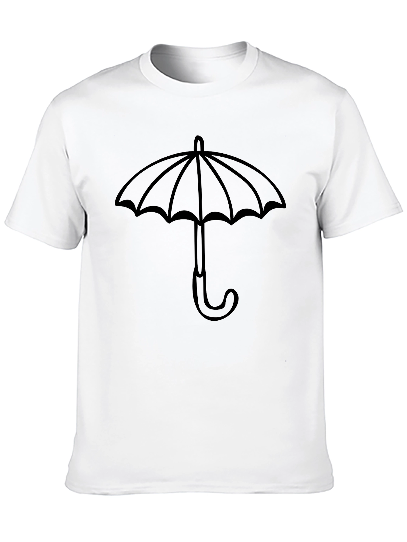 Black Umbrella Graphic Black T-Shirt - Stylish & Unique view 10