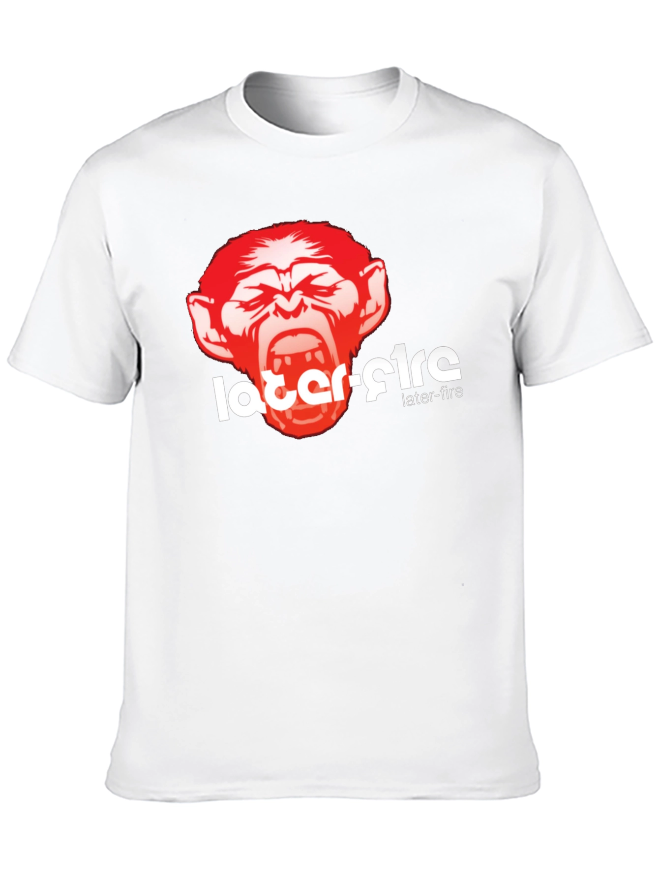 Black Later-Fire Graphic Tee - Bold Monkey Design view 10