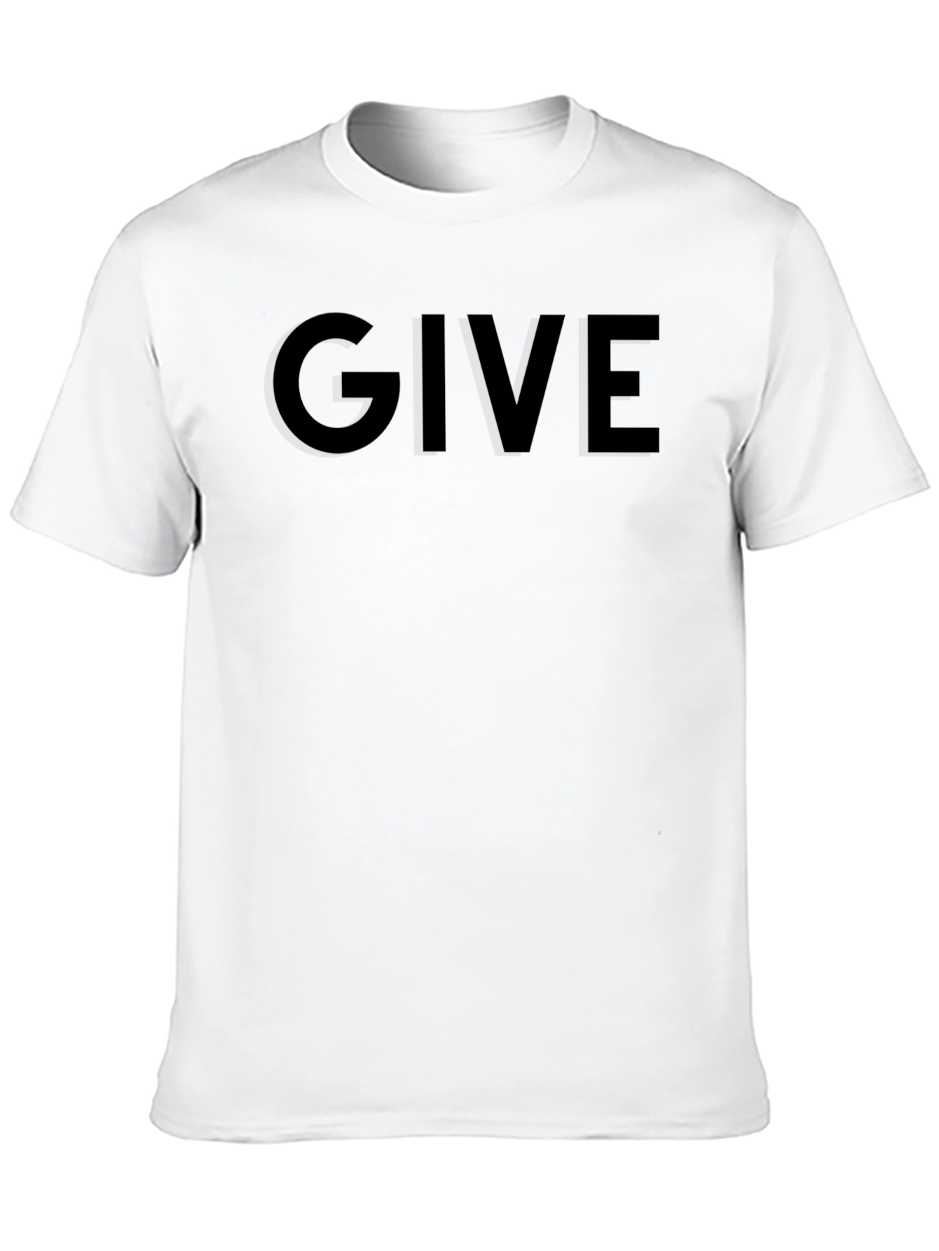 Black GIVE Black Graphic Tee - Stylish Men's T-Shirt view 10