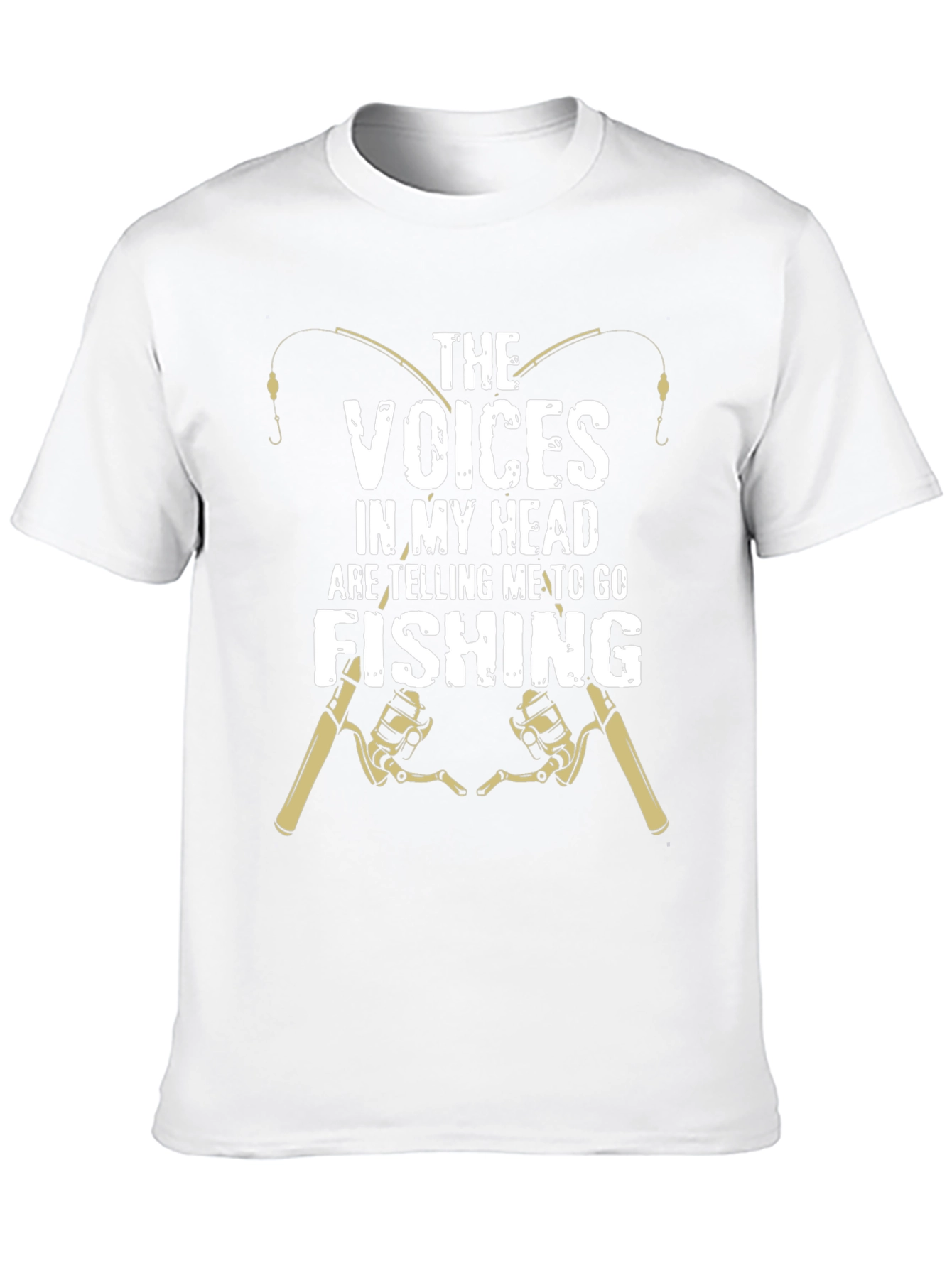 Black Fishing T-Shirt: Voices in My Head view 10