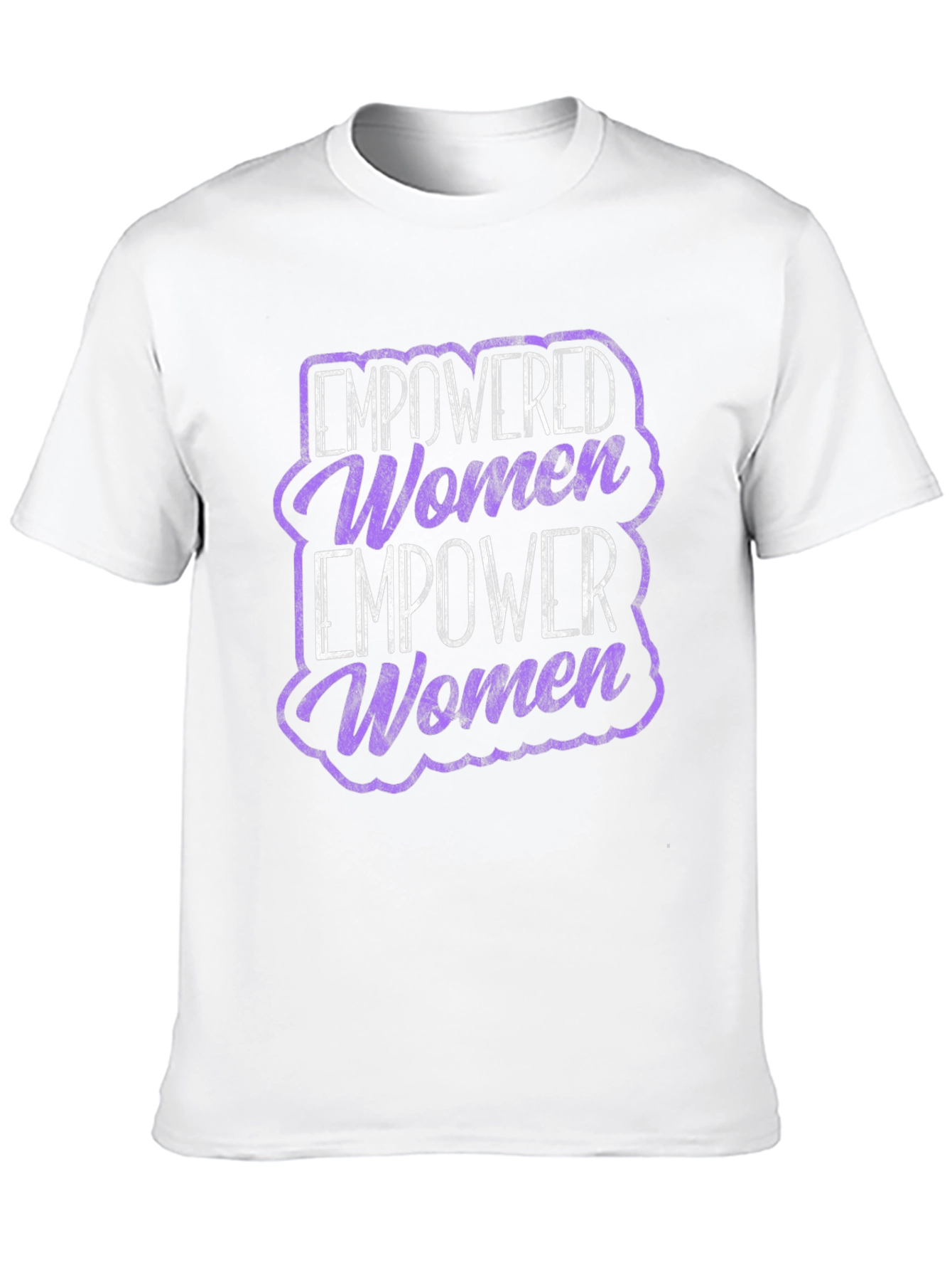 Black Empowered Women T-Shirt - Black Cotton Blend view 10