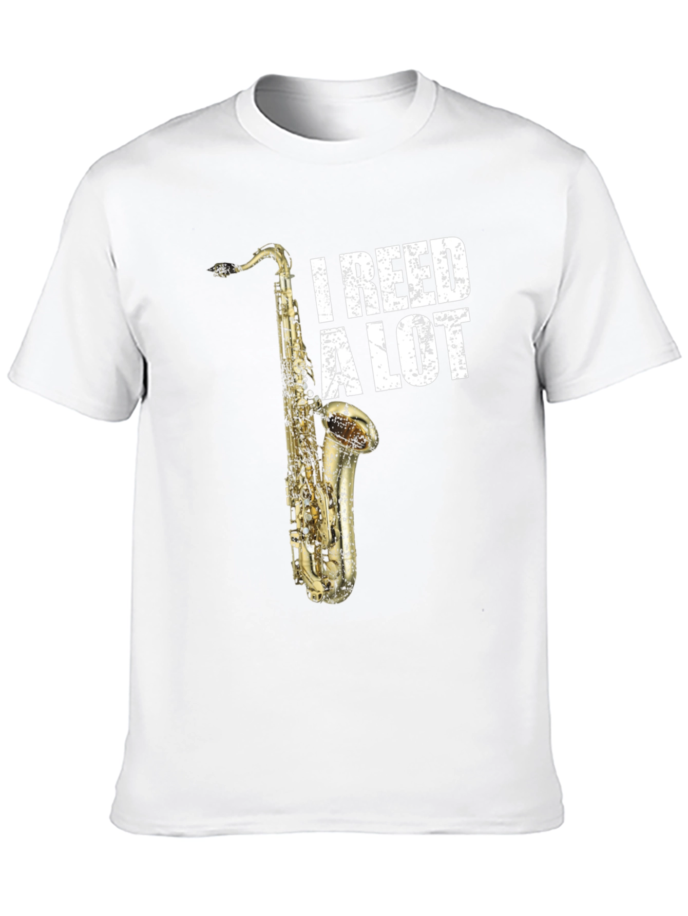 Black I Reed A Lot Saxophone Musician T-Shirt view 10