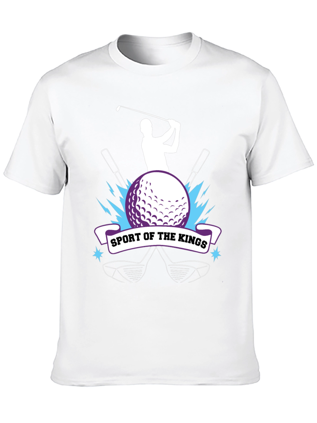 Black Golf Sport of Kings T-Shirt view 10