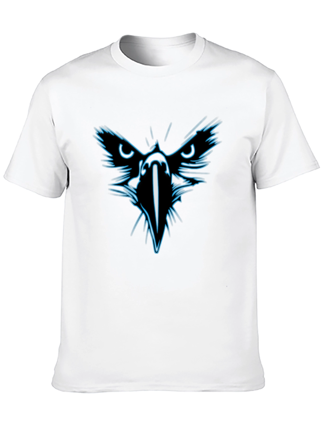 Black Raven Crest Graphic Tee - Bold, Edgy Style view 10