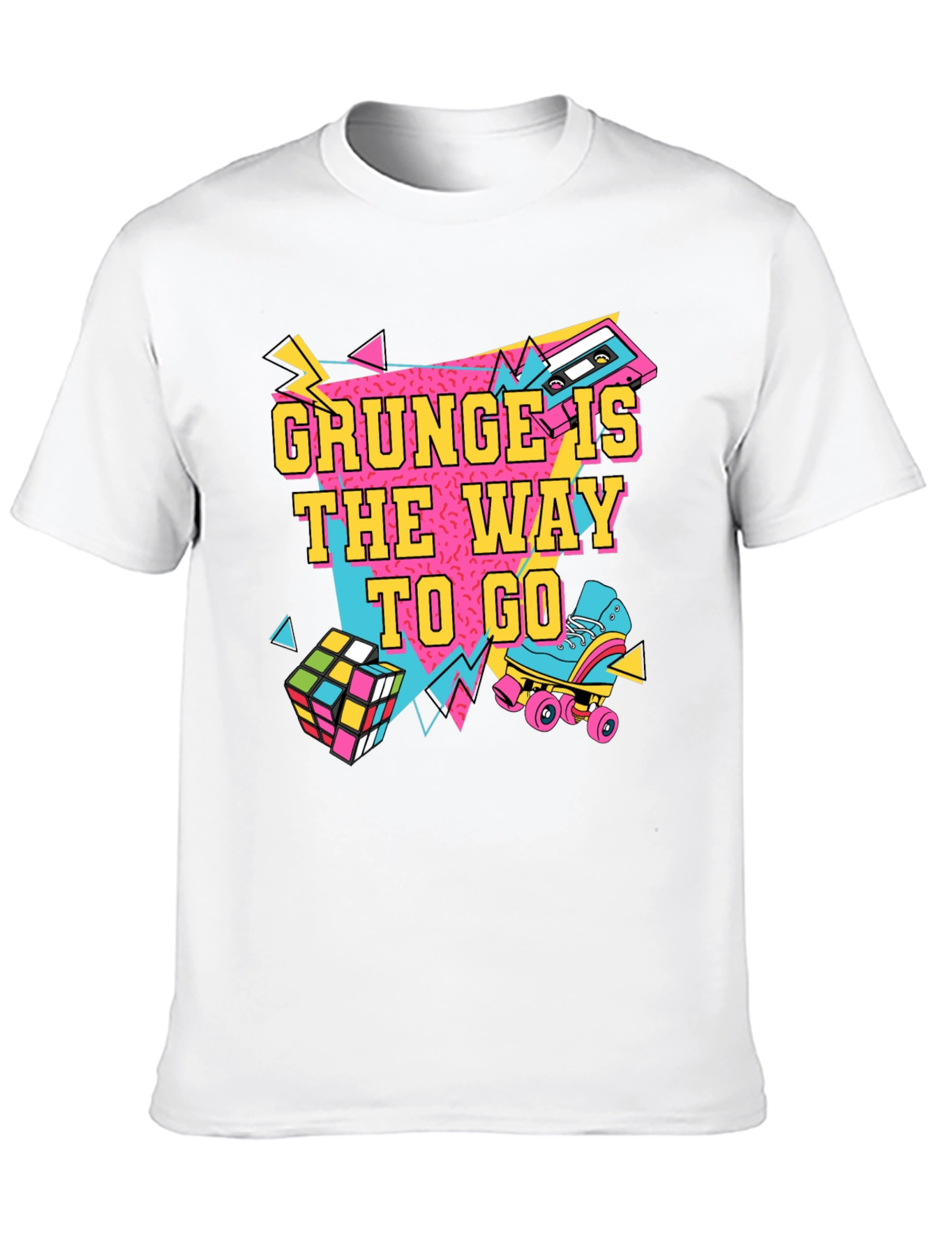 Black Retro 80s Grunge T-Shirt view 10