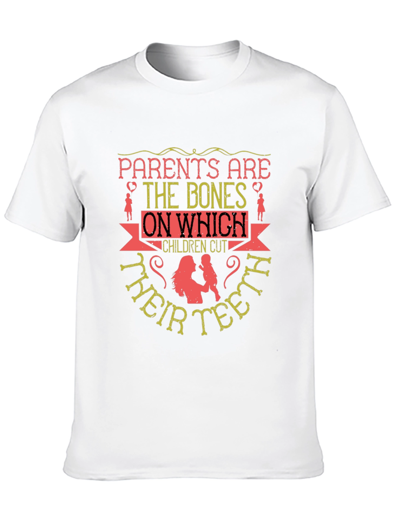 Parents Are The Bones T-Shirt - Black - 10