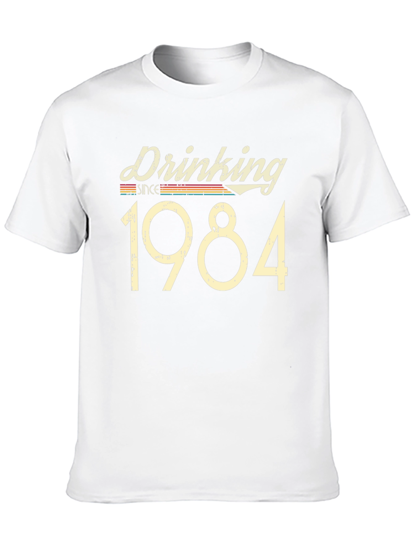 Black Drinking Since 1984 Black Graphic T-Shirt view 10