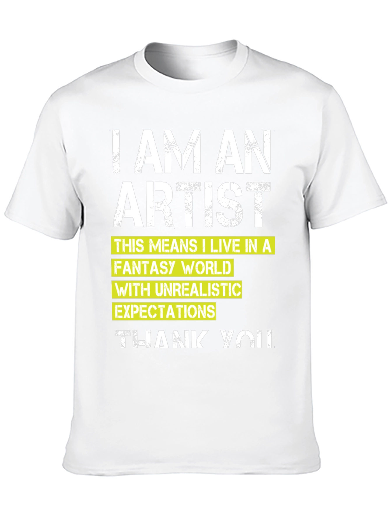 Black I am an Artist T-Shirt view 10