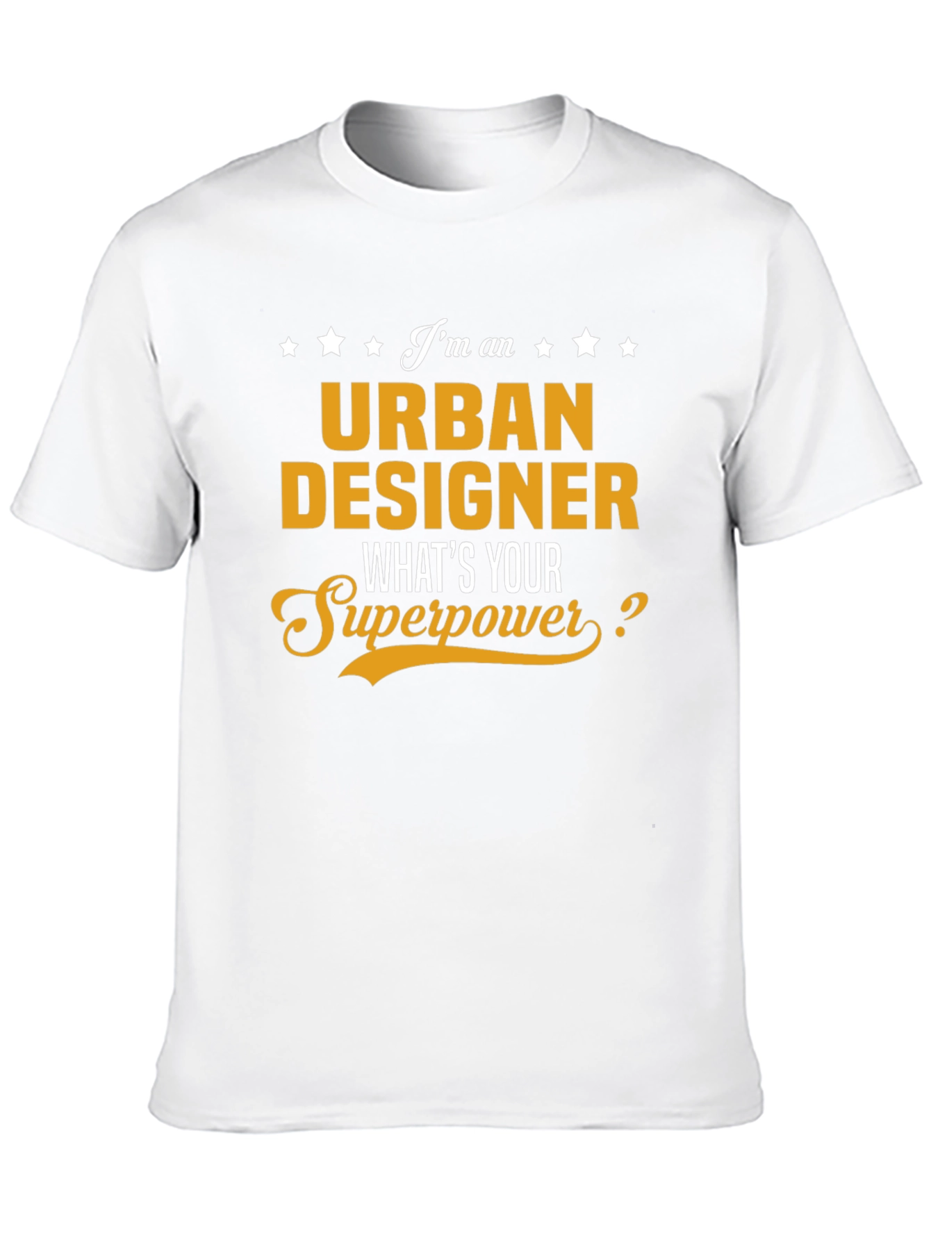 Black Urban Designer Superpower T-Shirt view 10