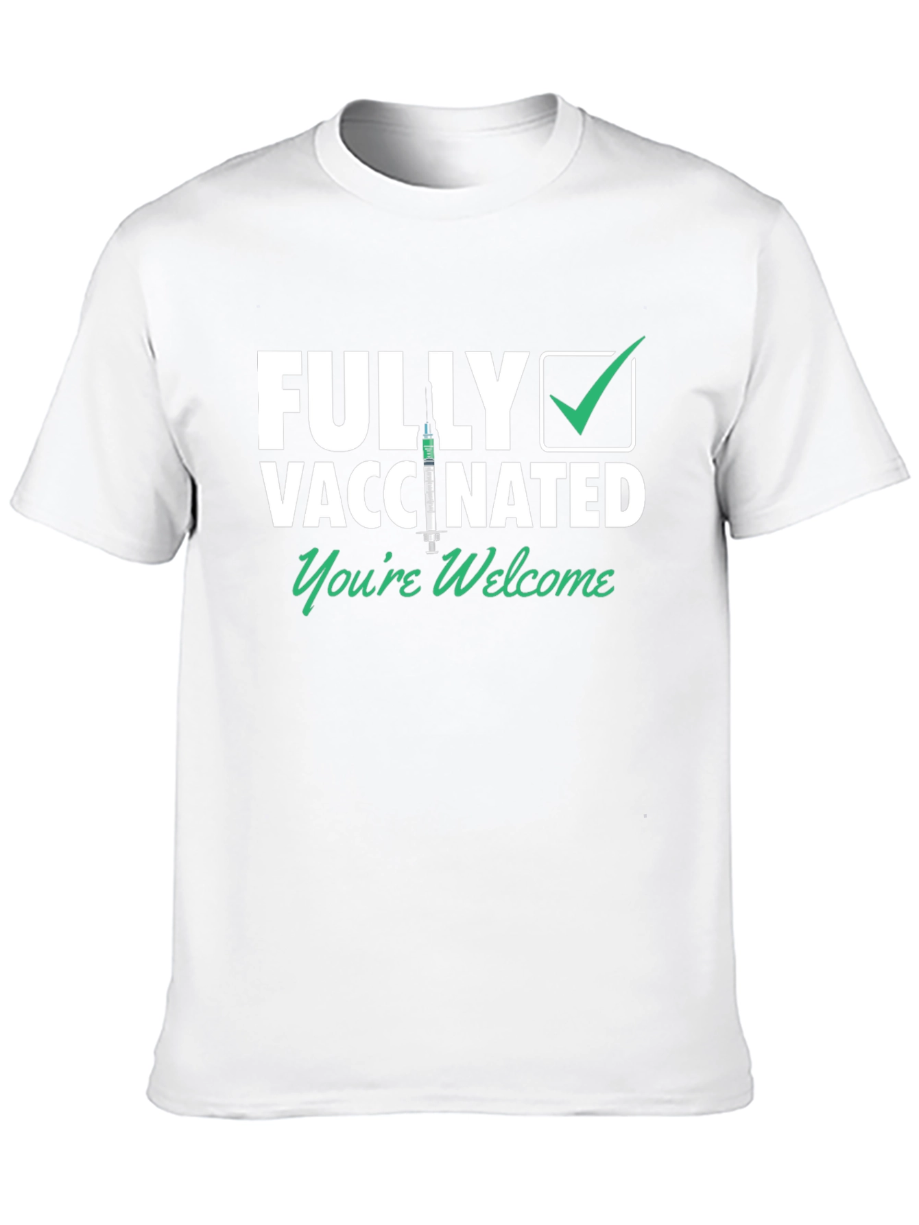 Black Fully Vaccinated T-Shirt - You're Welcome view 10