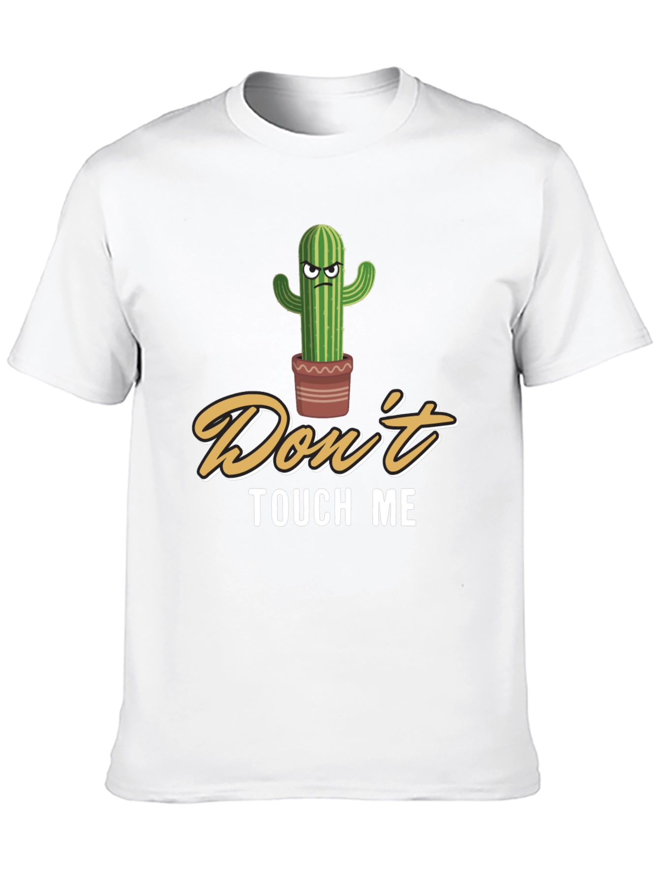 Black Don't Touch Me Cactus Graphic T-Shirt view 10