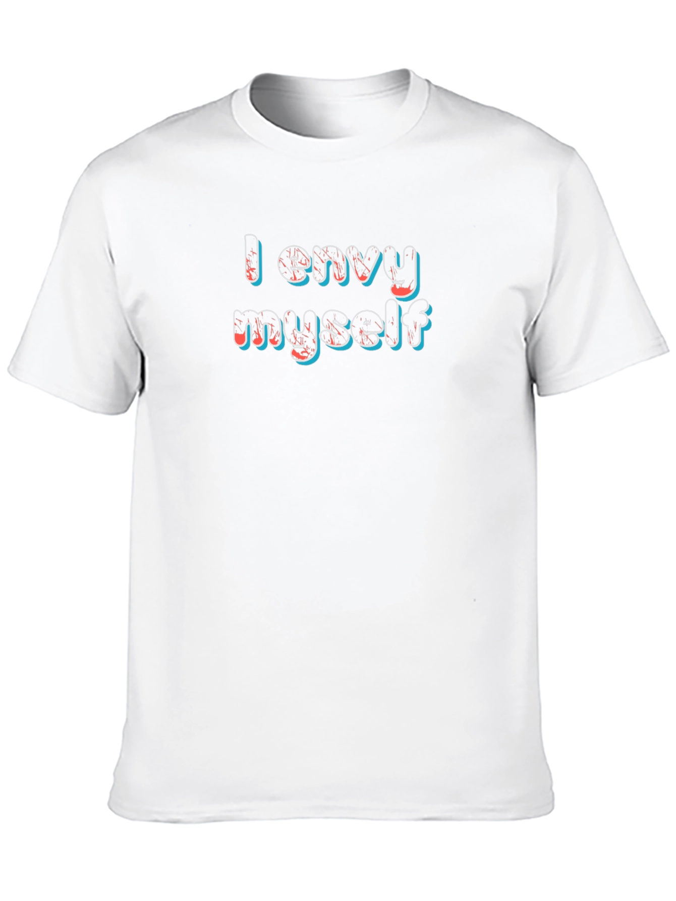 Black I Envy Myself Graphic T-Shirt - Black view 10