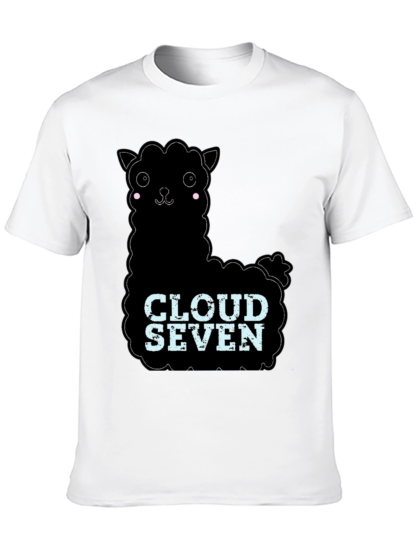 Black Cloud Seven Llama Graphic Tee view 10