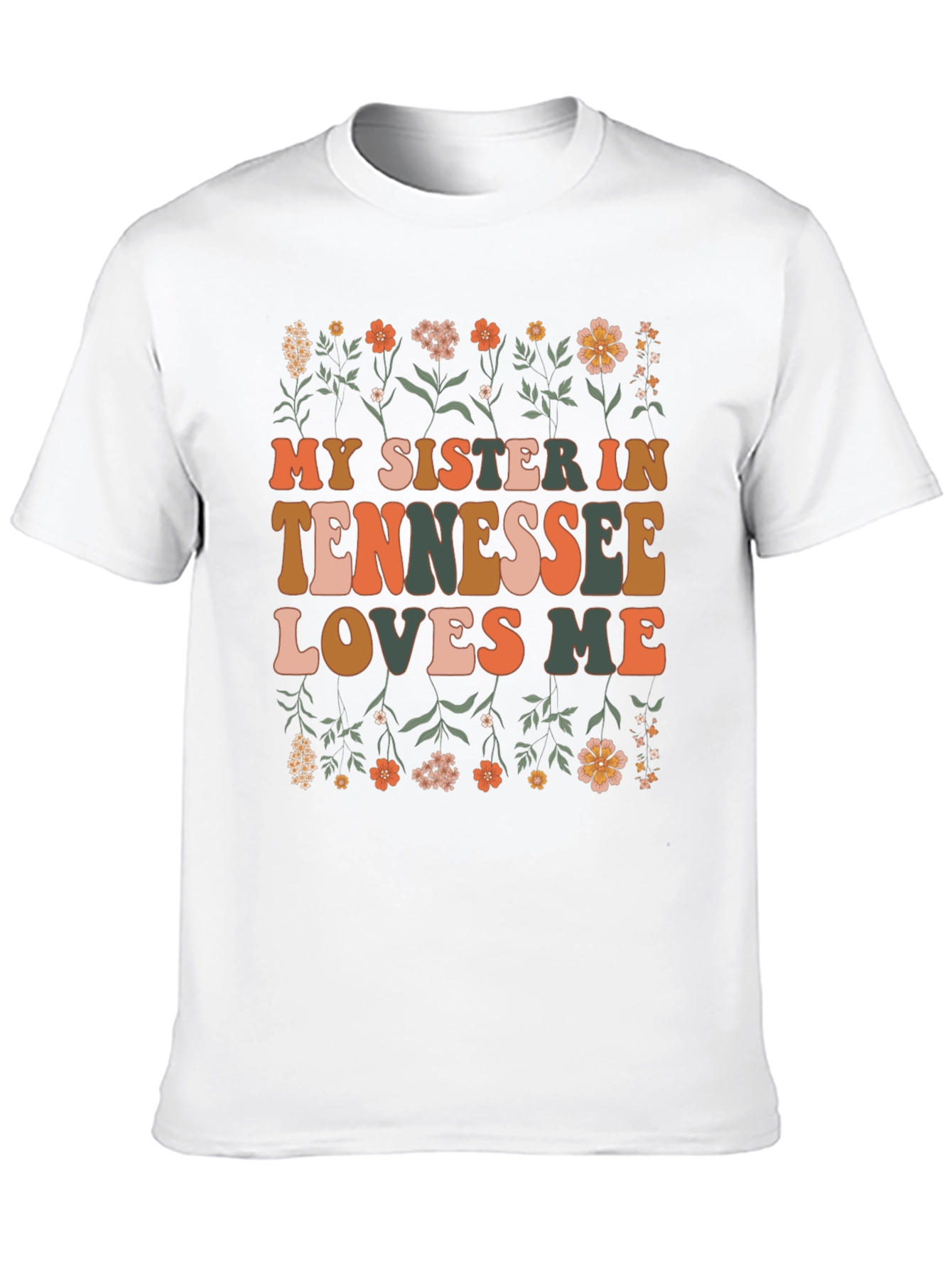 Black My Sister in Tennessee Loves Me Black Graphic Tee view 10