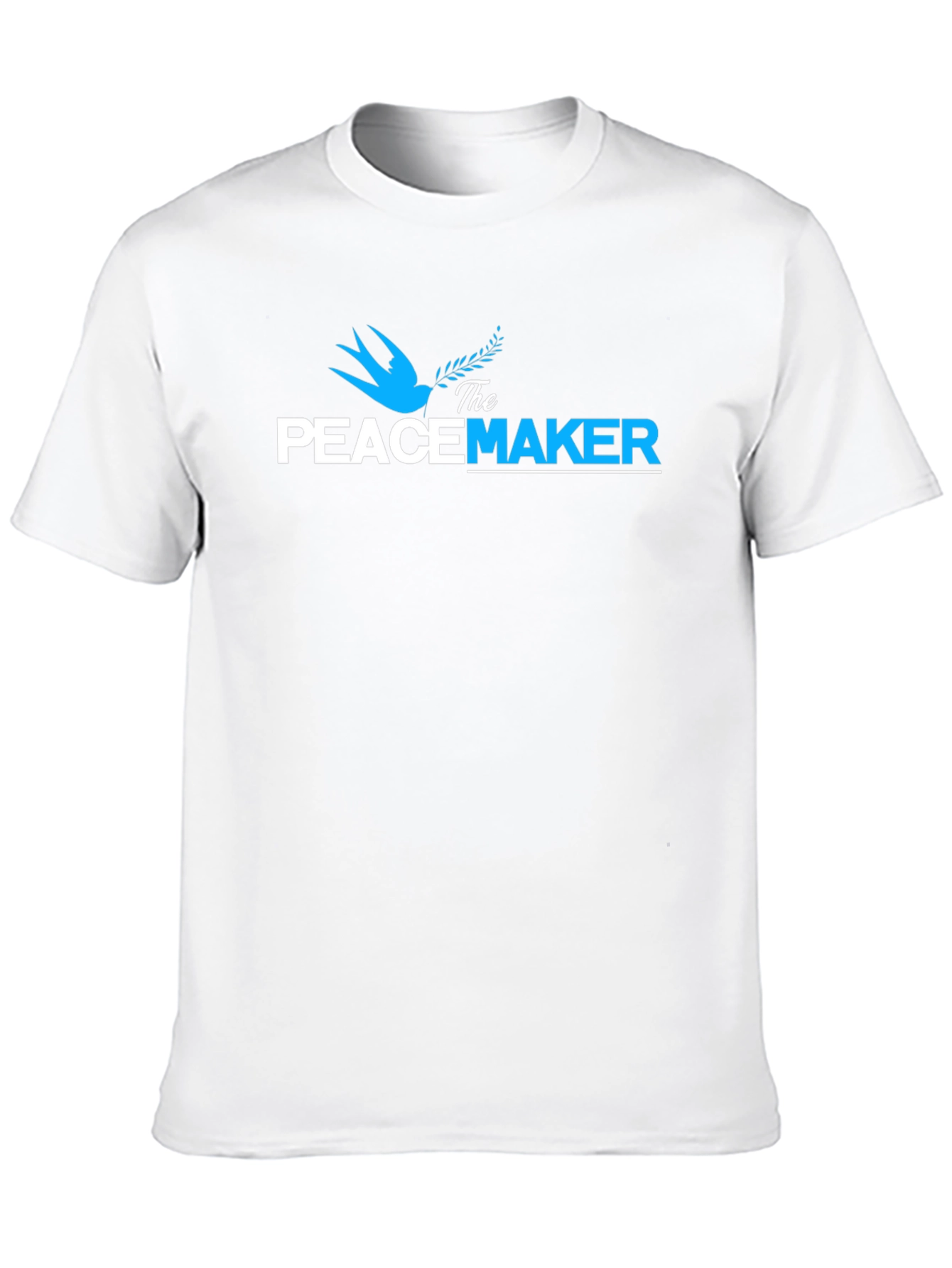 Black The Peacemaker Graphic Print Crew Neck T-Shirt view 10