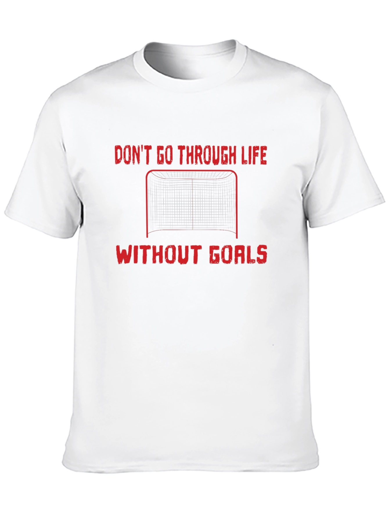Black Goal Getter T-Shirt: Don't Go Through Life Without Goals view 10