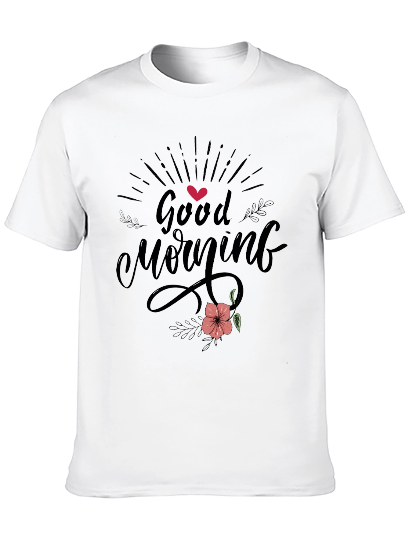 Black Good Morning Black Graphic Tee view 10