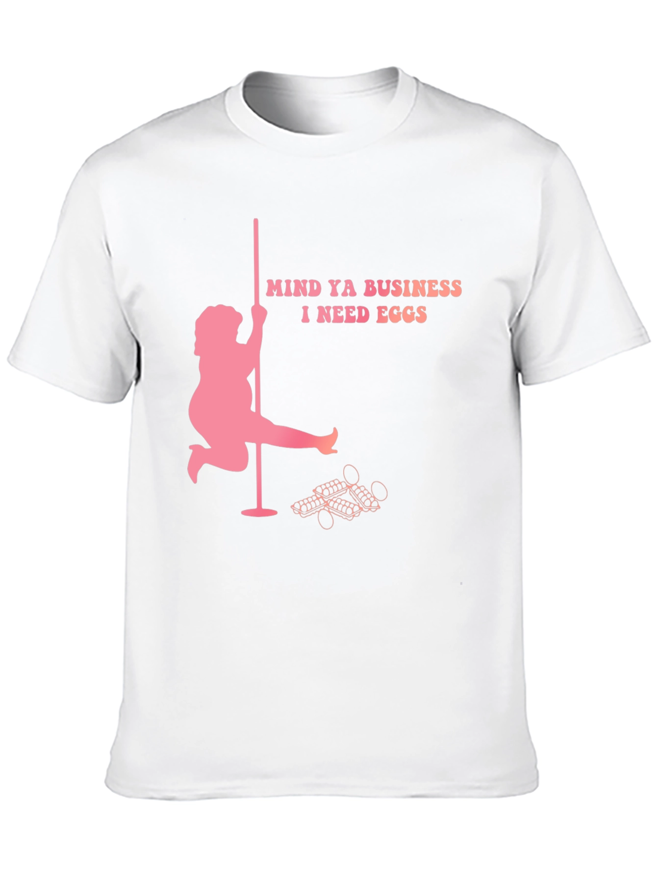 Black Mind Ya Business I Need Eggs Graphic T-Shirt view 10
