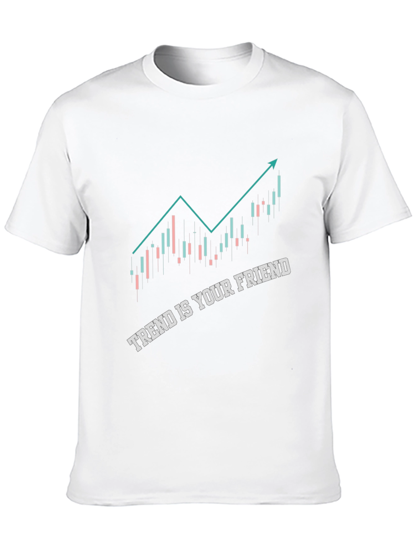 Black Trend Is Your Friend Stock Market Trader T-Shirt view 10