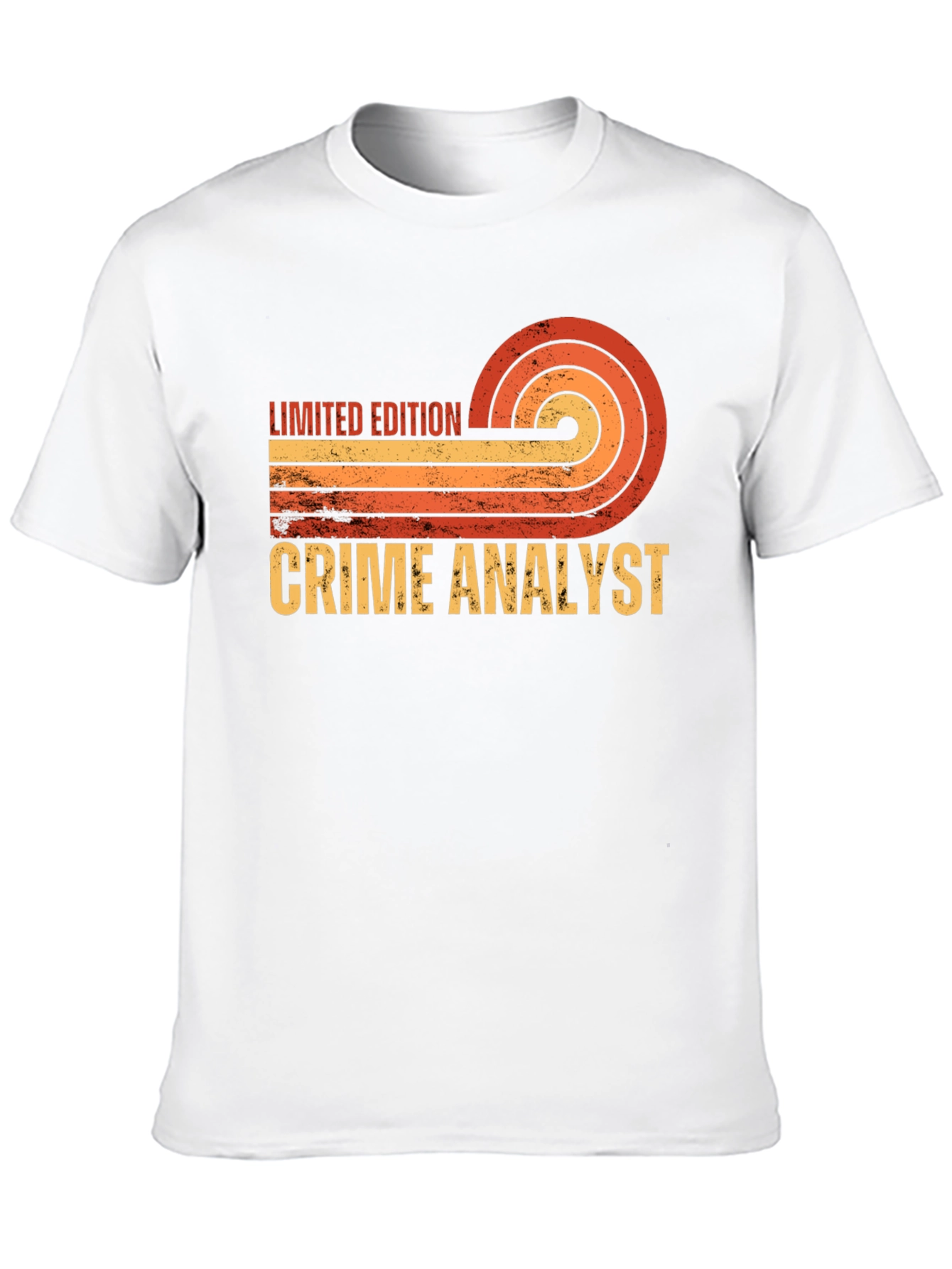 Black Limited Edition Crime Analyst Graphic T-Shirt view 10