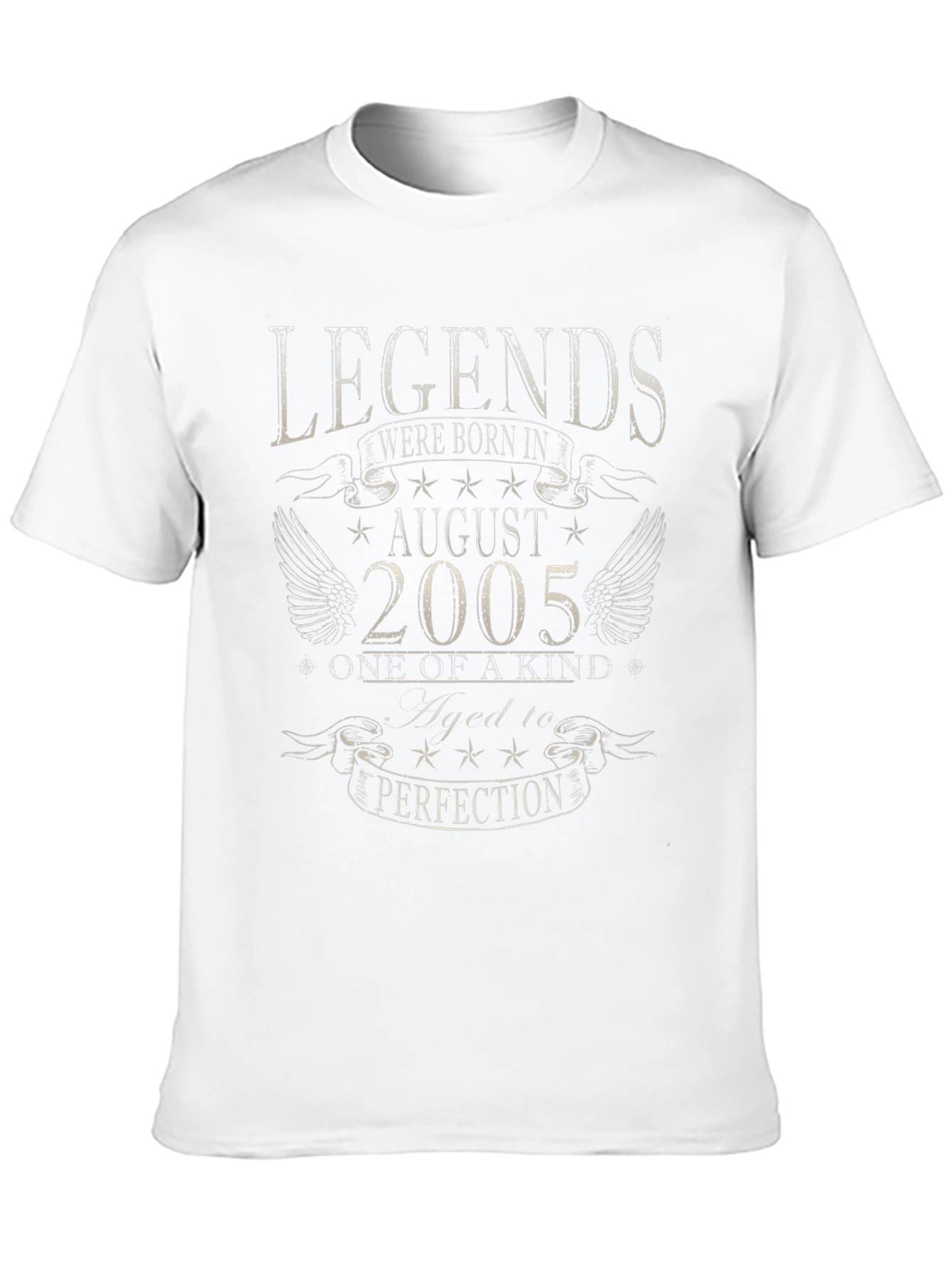 Black Legends Born in August 2005 Black T-Shirt view 10