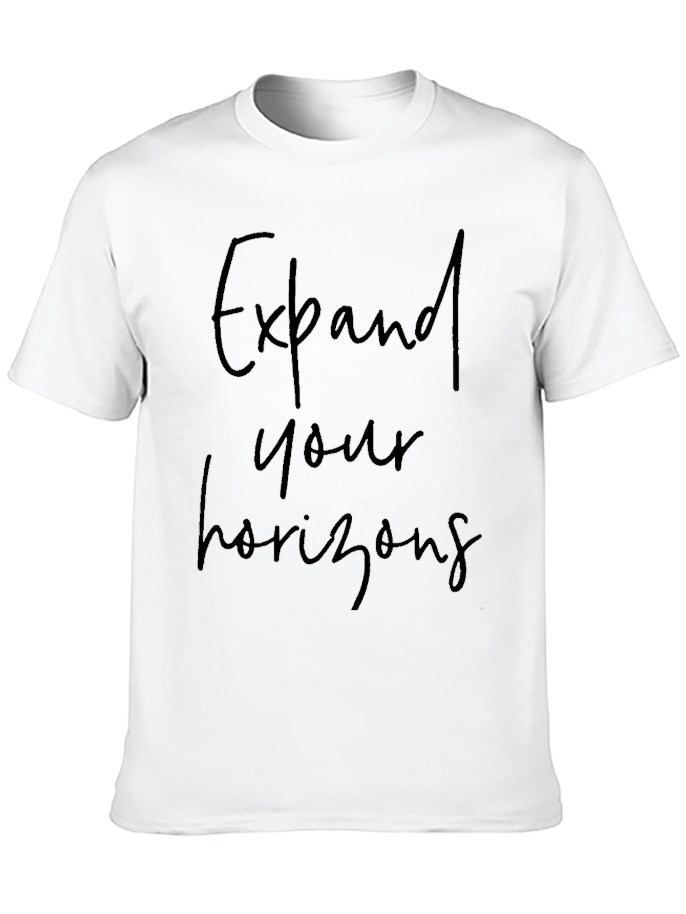 Black Expand Your Horizons Graphic Tee - Black view 10