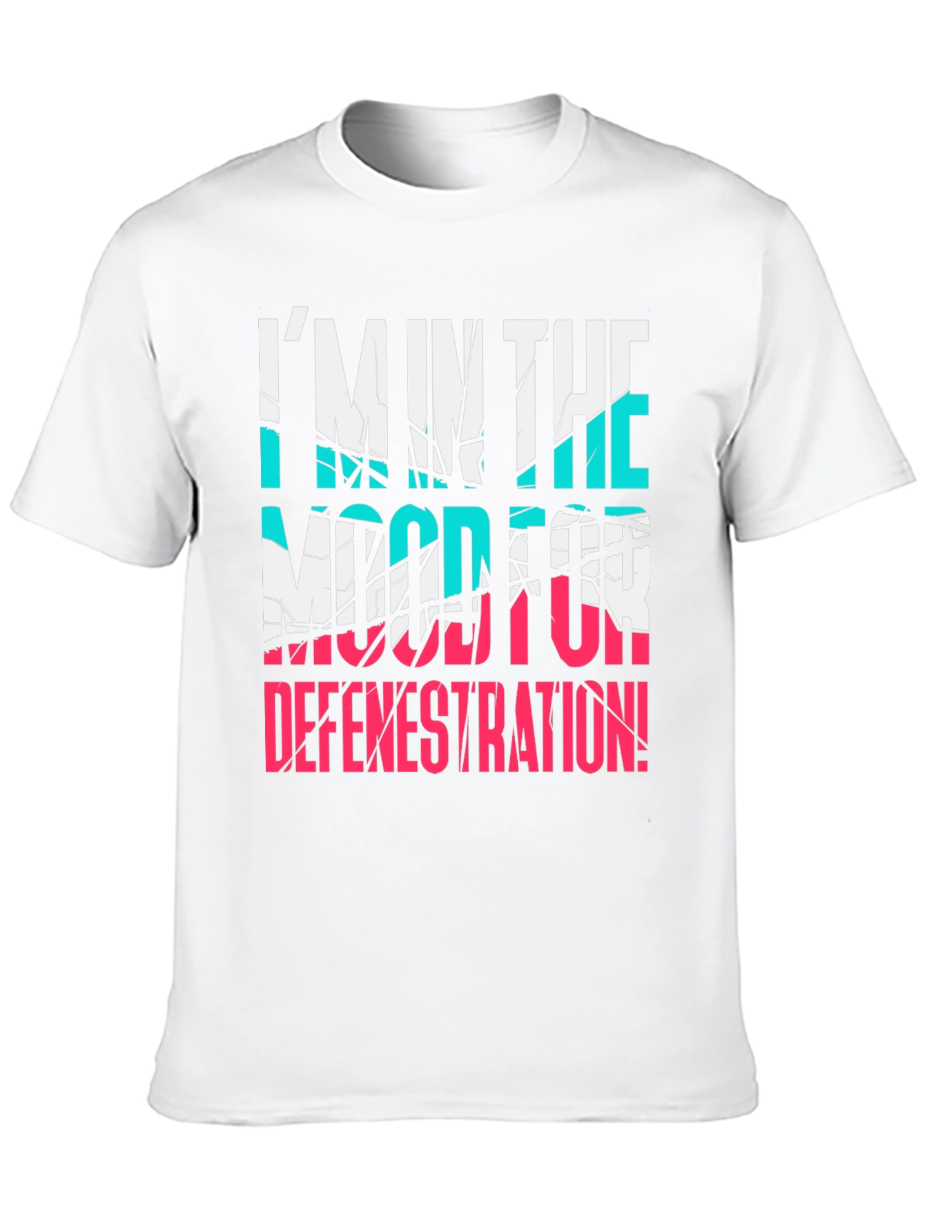 Black Defenestration Humor Tee view 10