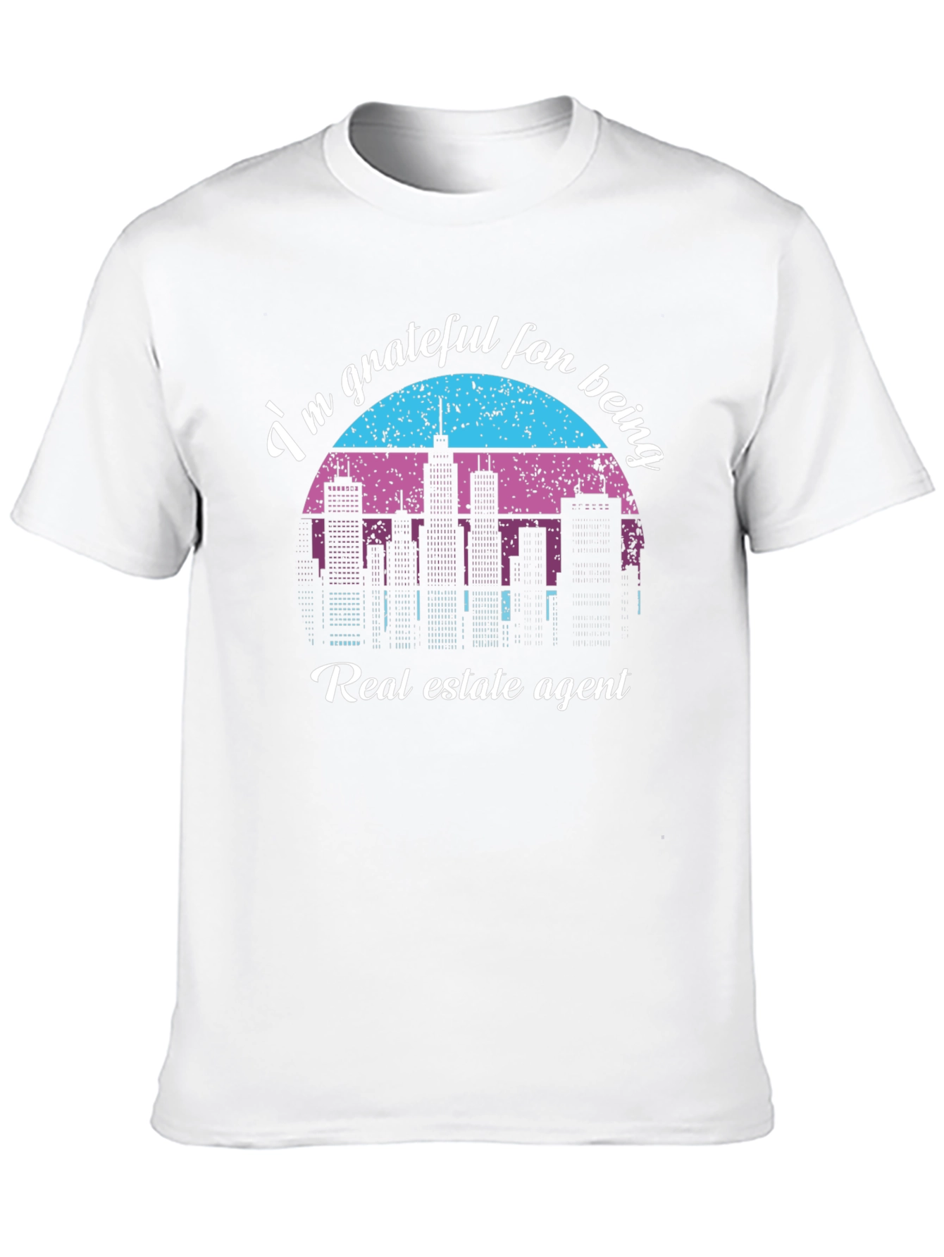 Black Grateful Real Estate Agent Black T-Shirt view 10