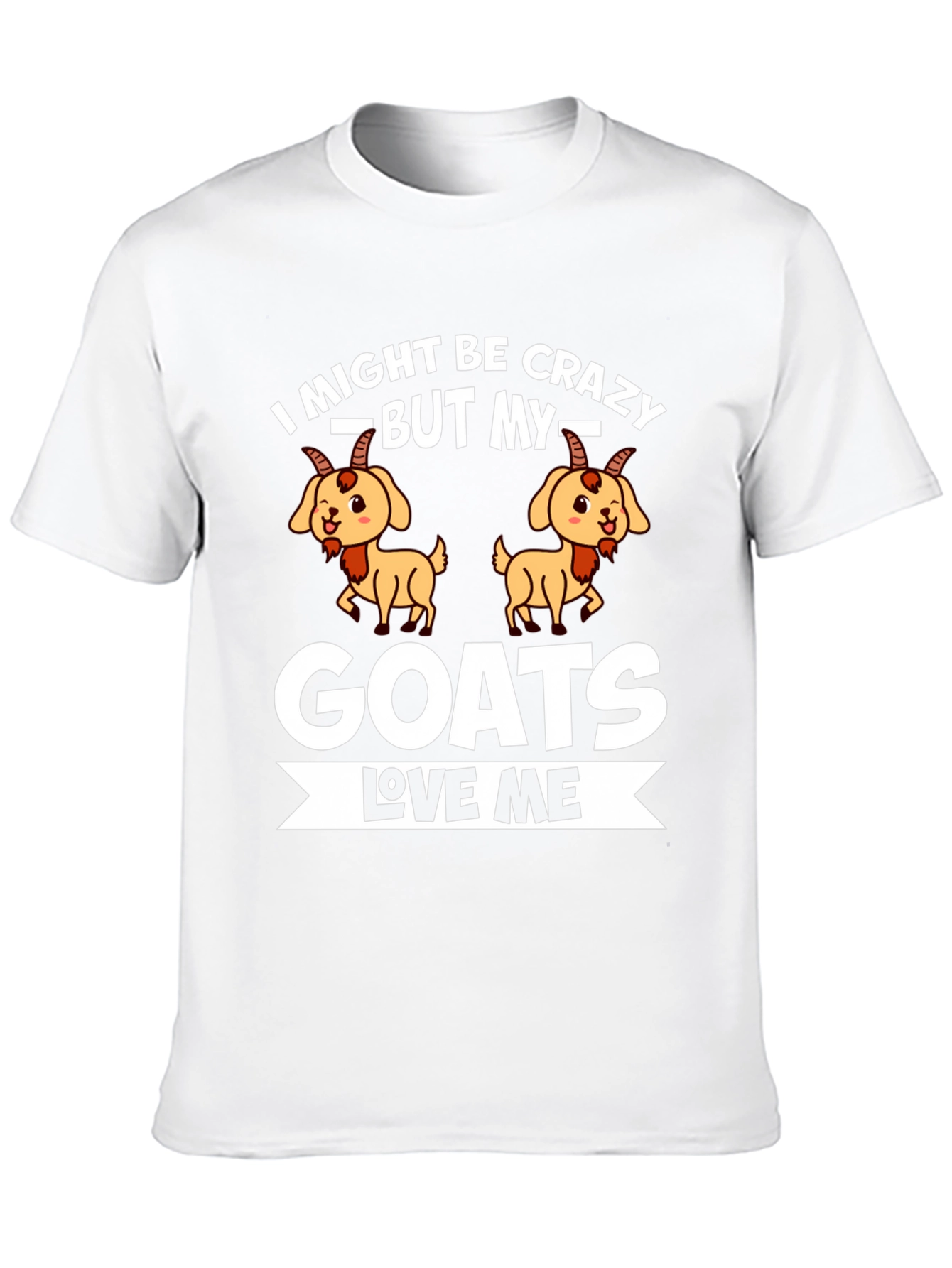 Black Crazy Goat Lover Graphic Tee - Soft Cotton view 10